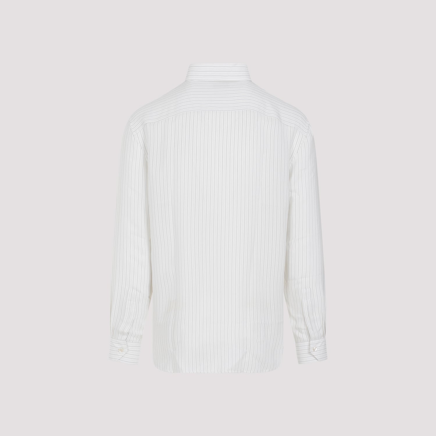 SAINT LAURENT Silk Shirt for Men - SS25 Collection