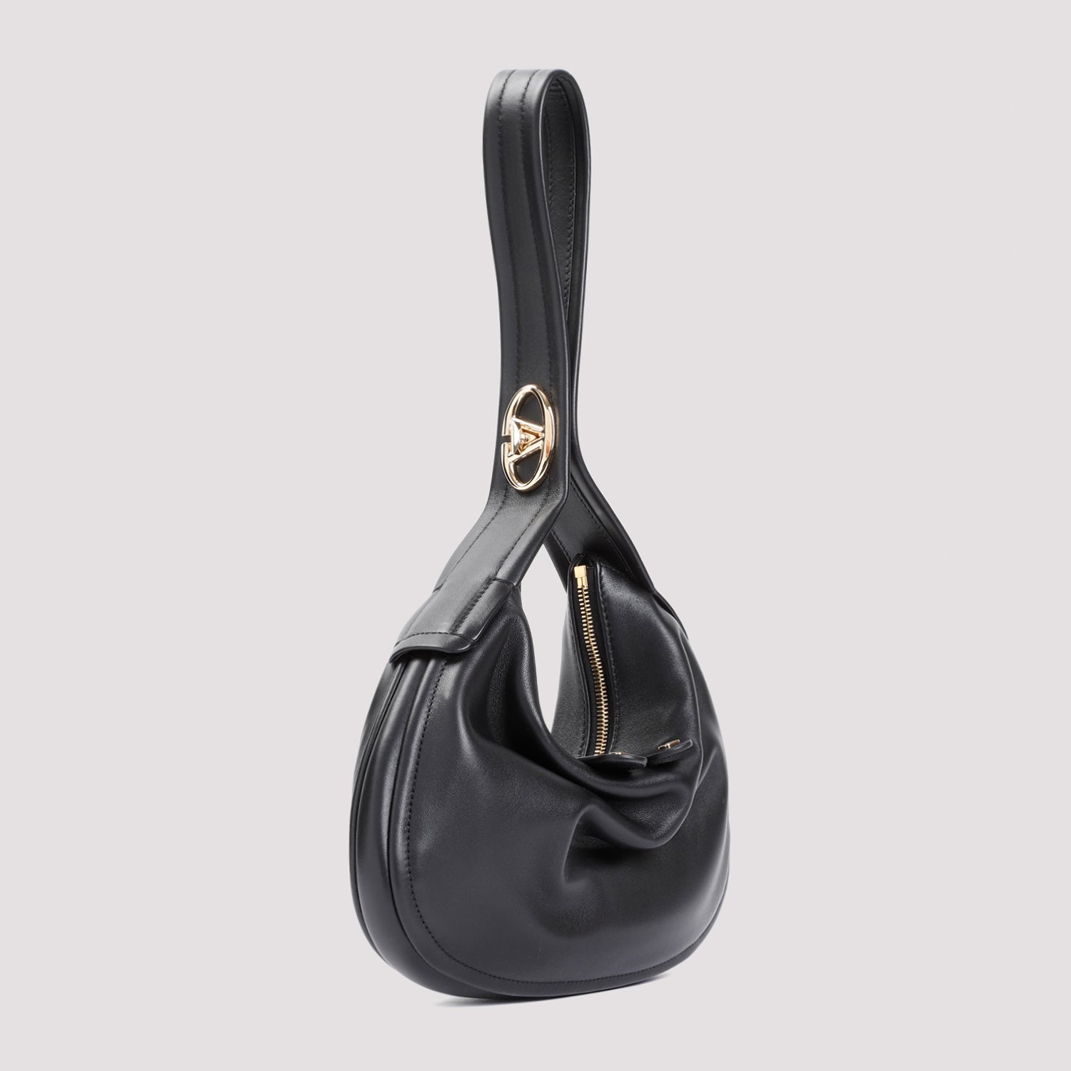 VALENTINO GARAVANI Mini Go-Hobo Handbag - Small Leather Handbag