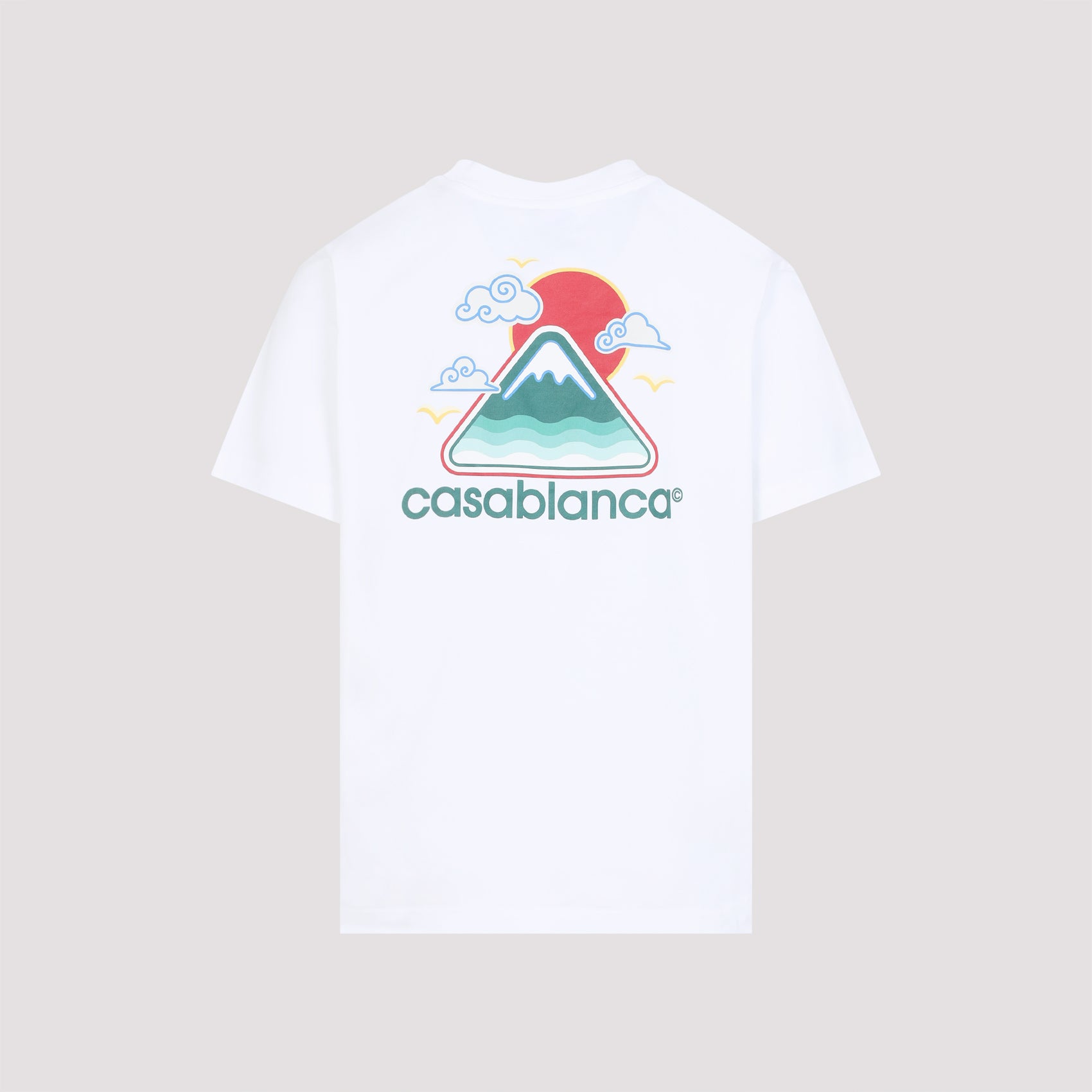 CASABLANCA Mountains Waves Screen T-Shirt - Men's