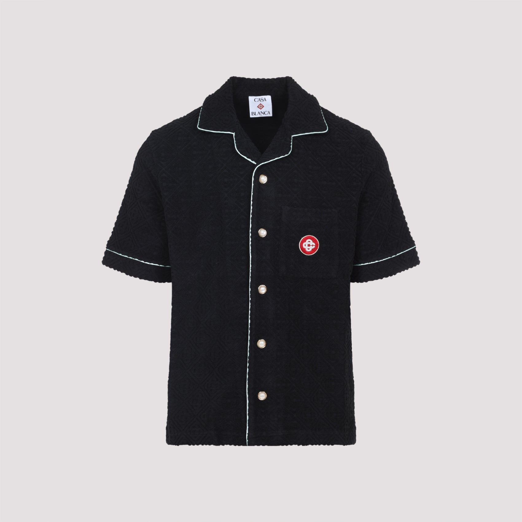 CASABLANCA Monogram Toweling Shirt - FW25