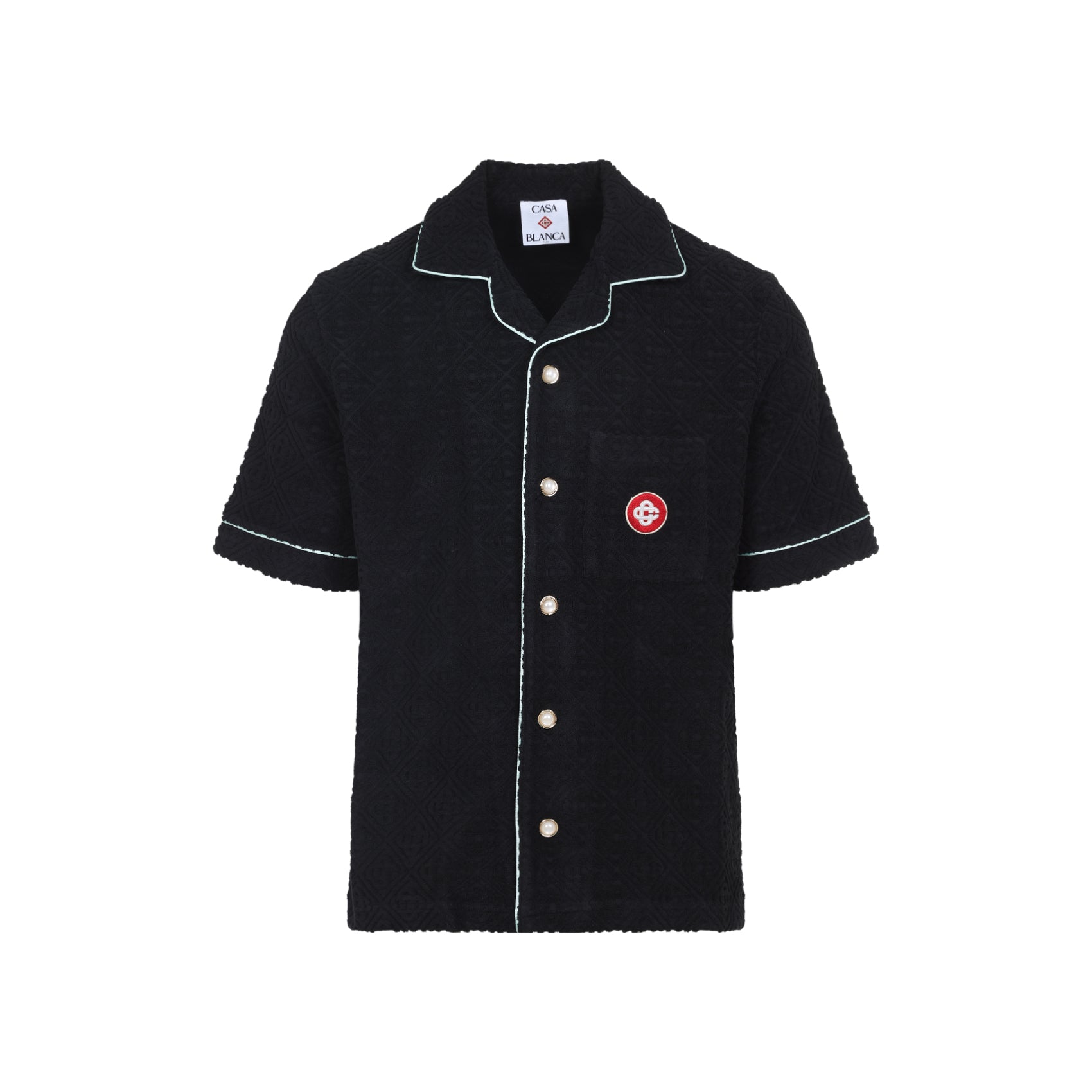 CASABLANCA Monogram Toweling Shirt - FW25