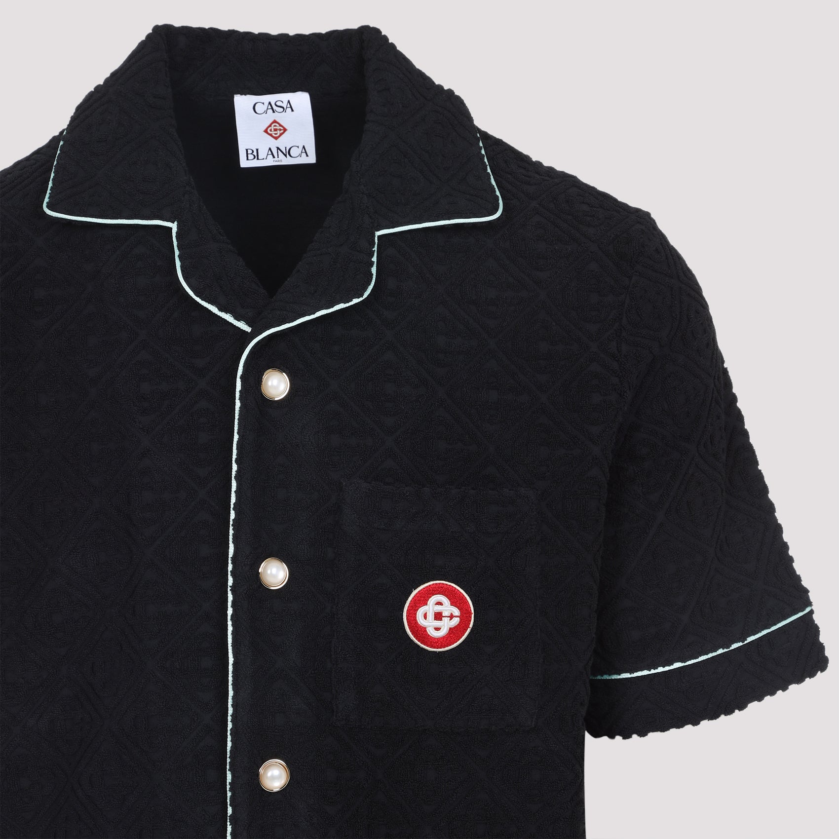CASABLANCA Monogram Toweling Shirt - FW25