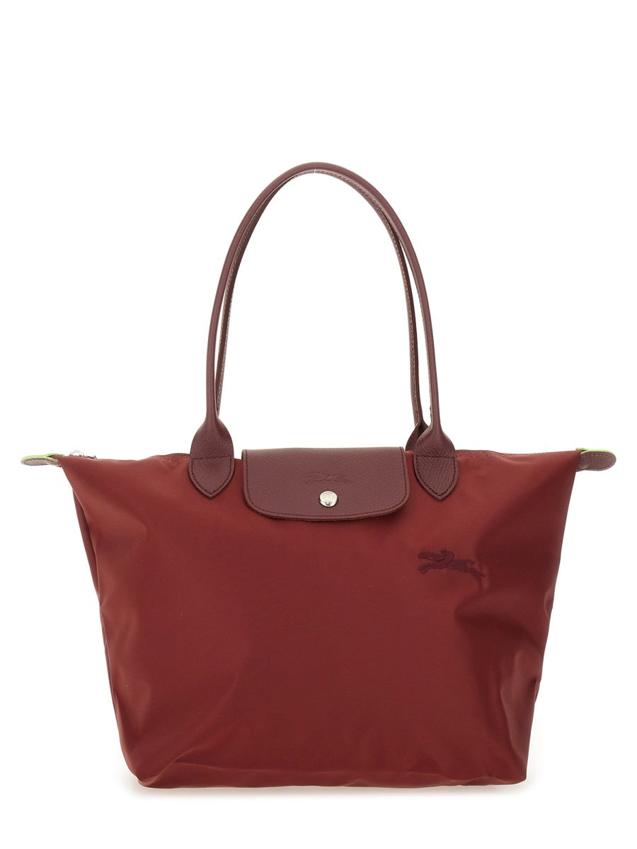 LONGCHAMP Classic Handbag with Leather Accents