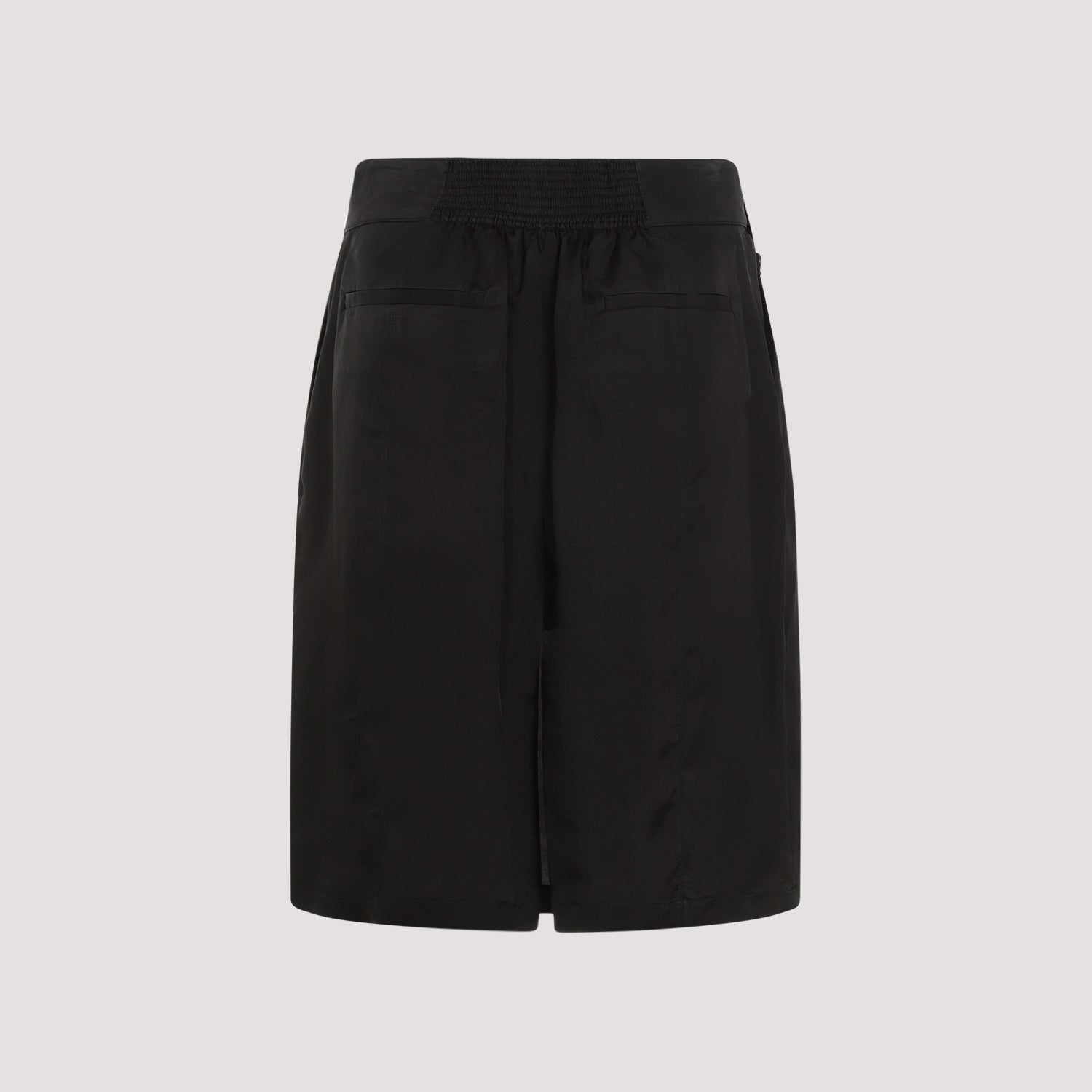 SAINT LAURENT Men's Cupro Midi Skirt