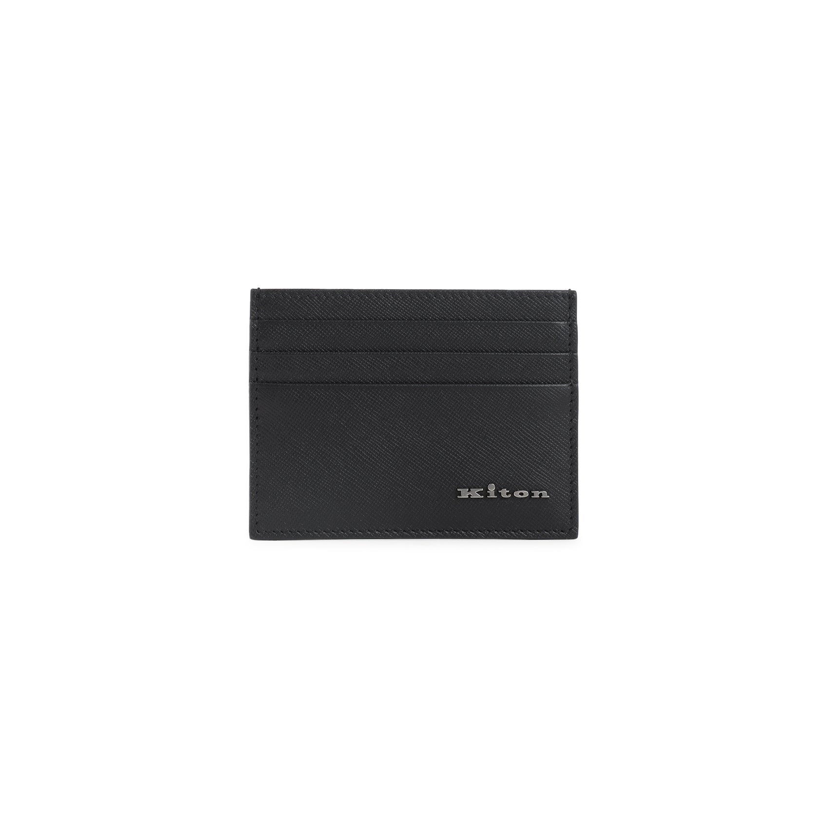 KITON Mini Leather Card Holder