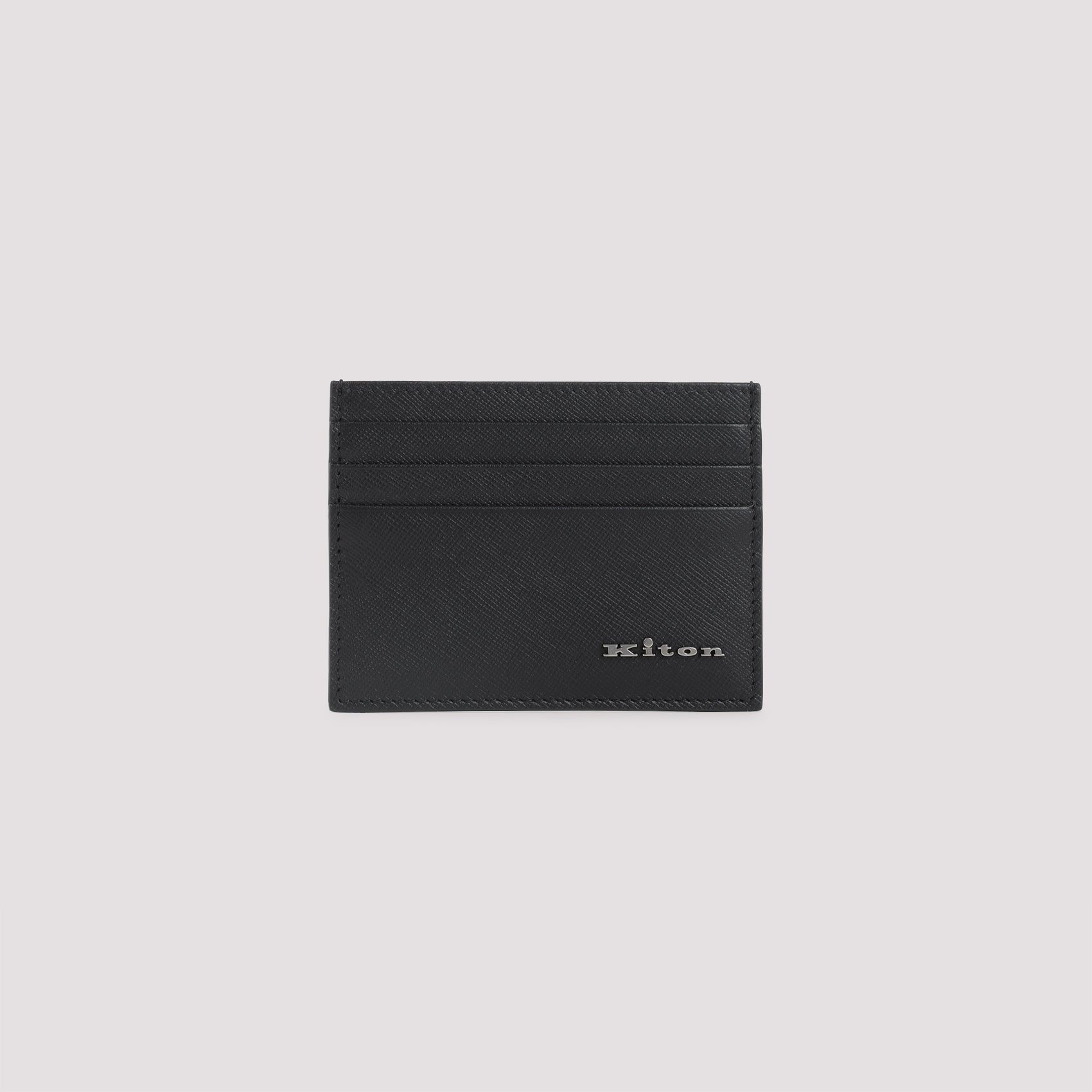 KITON Mini Leather Card Holder