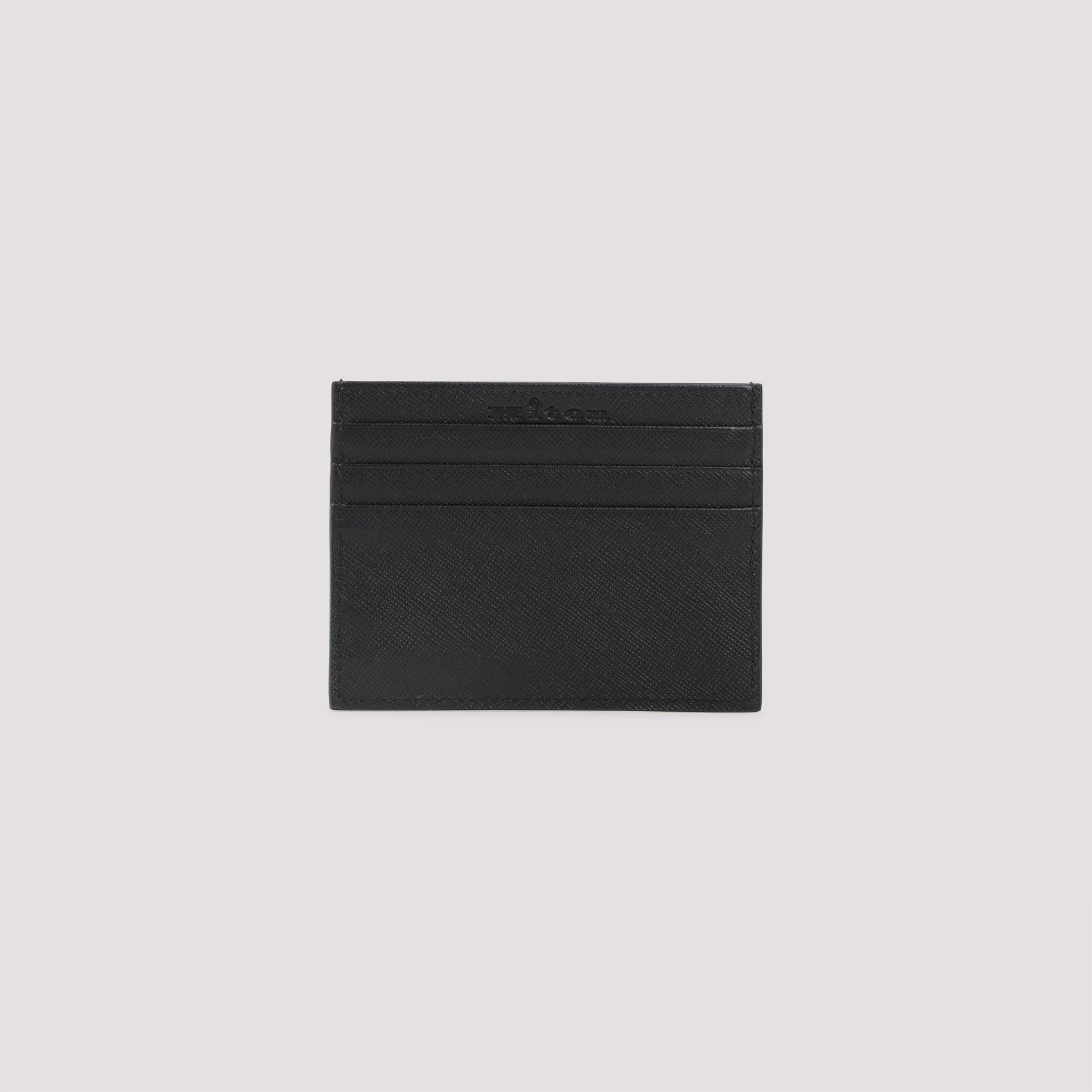 KITON Mini Leather Card Holder