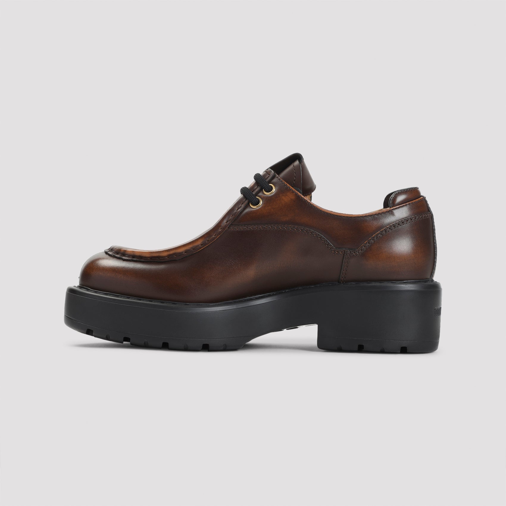 MIU MIU Premium Laced Leather Shoes for Men