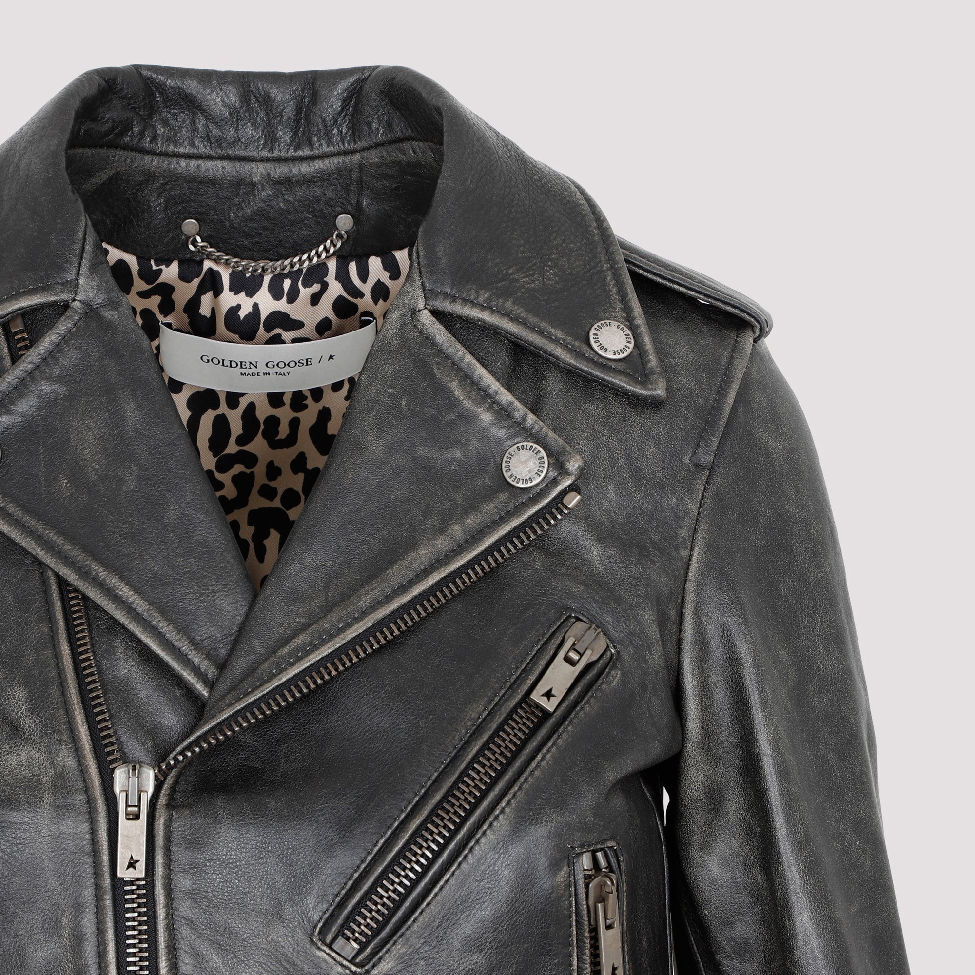 GOLDEN GOOSE Men's Biker Jacket