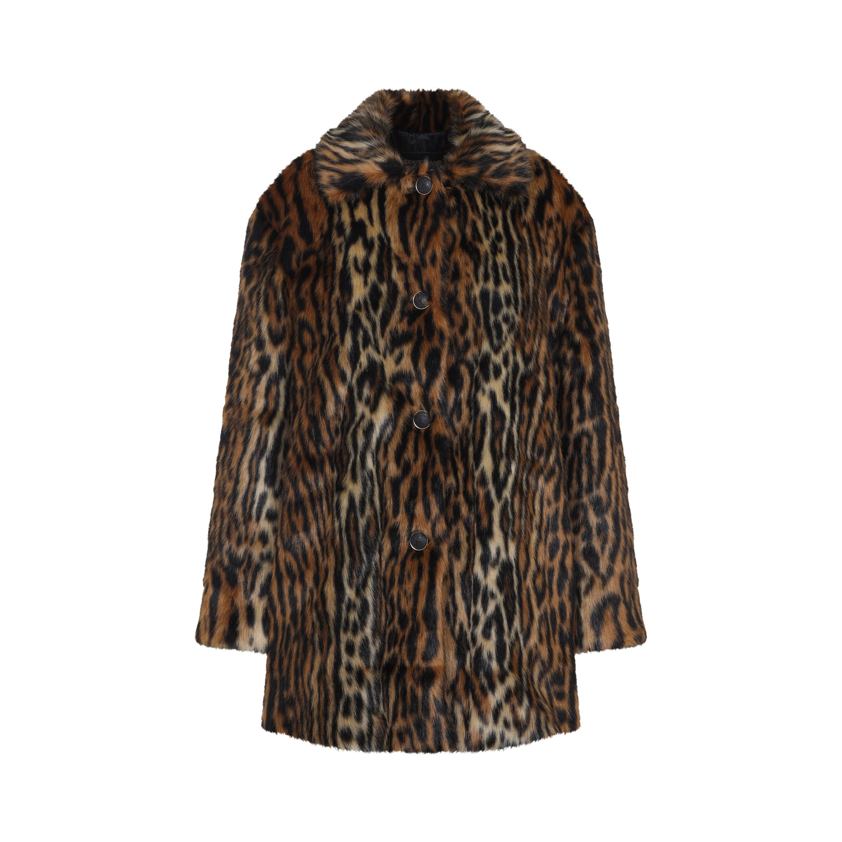 ROBERTO CAVALLI Luxurious Faux Fur Jacket for Men