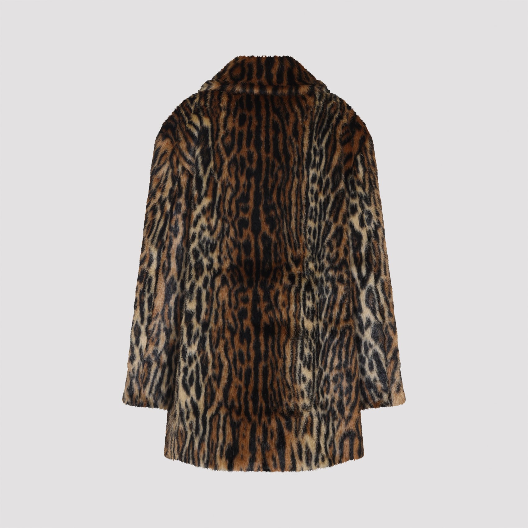 ROBERTO CAVALLI Luxurious Faux Fur Jacket for Men