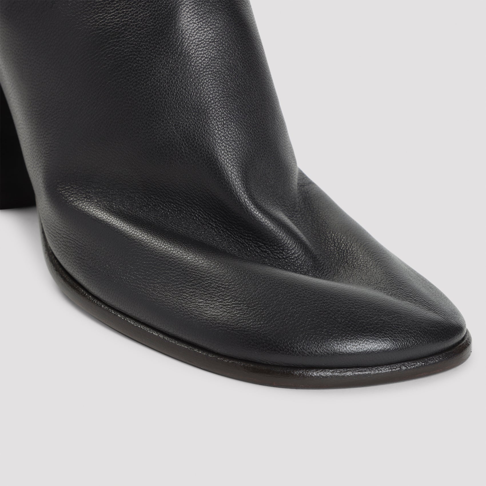 LEMAIRE Men's Ankle Boots with 8cm Heel Height