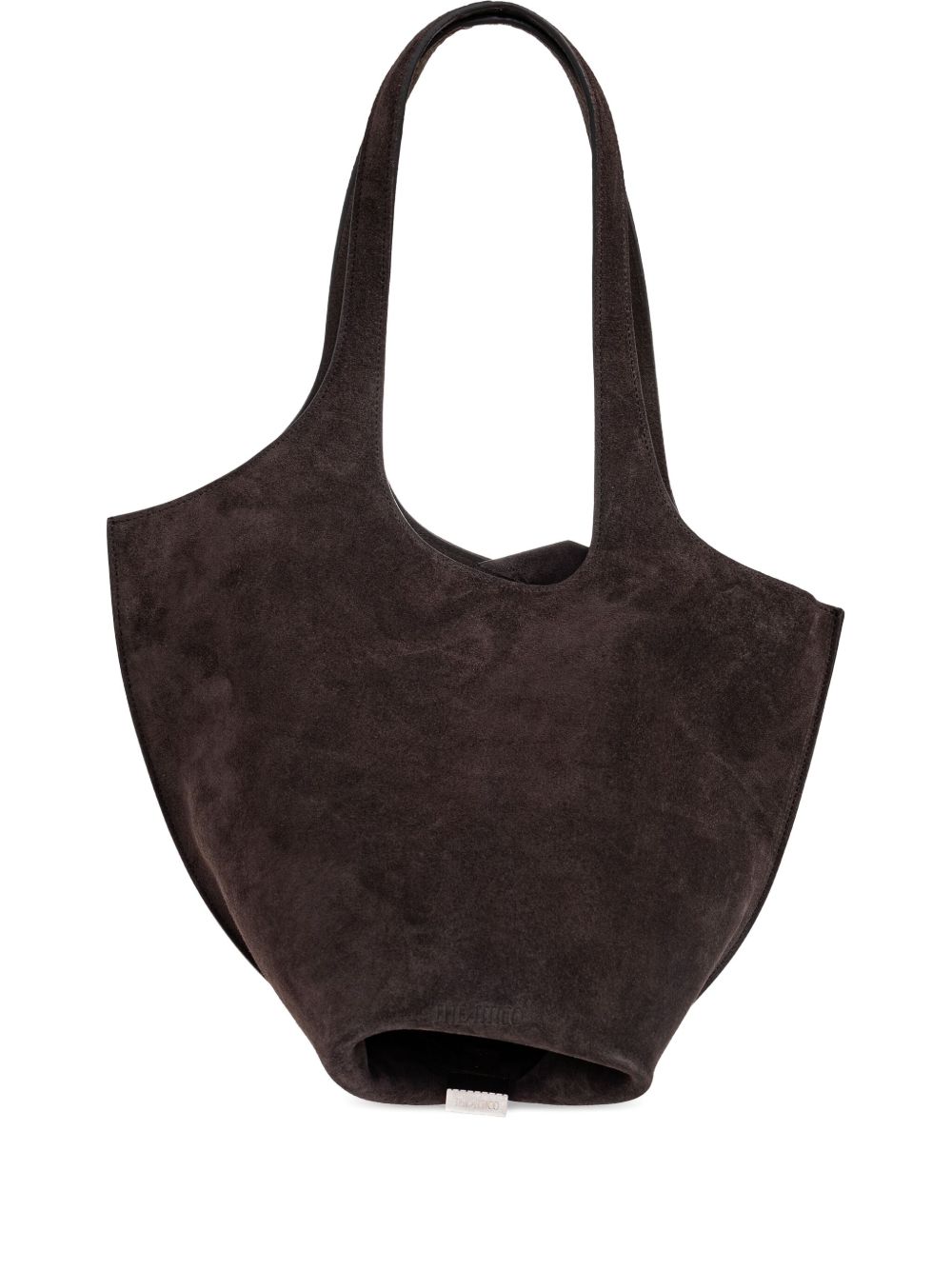 THE ATTICO Scoop Medium Leather Shoulder Handbag