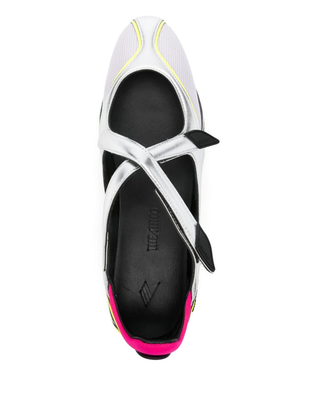 THE ATTICO Cut-Out Design Pointed Toe Flats for Women