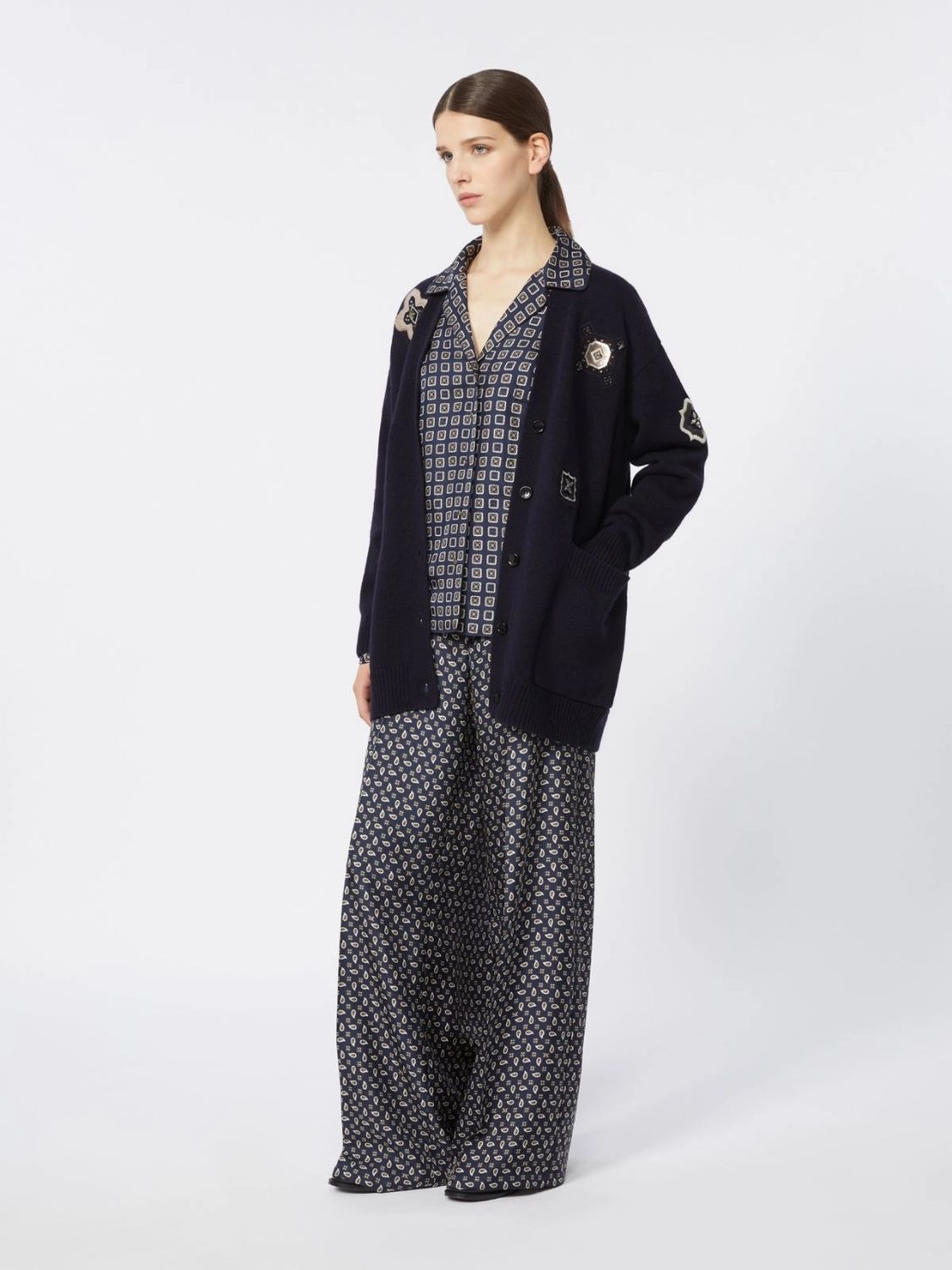 MAX MARA Silk Tailored Trouser for Women