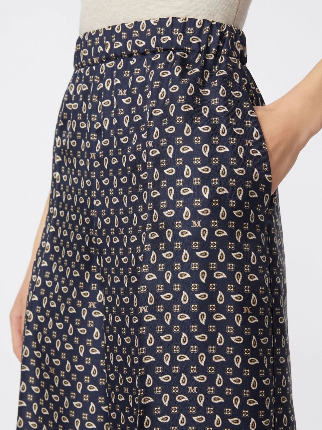 MAX MARA Silk Tailored Trouser for Women