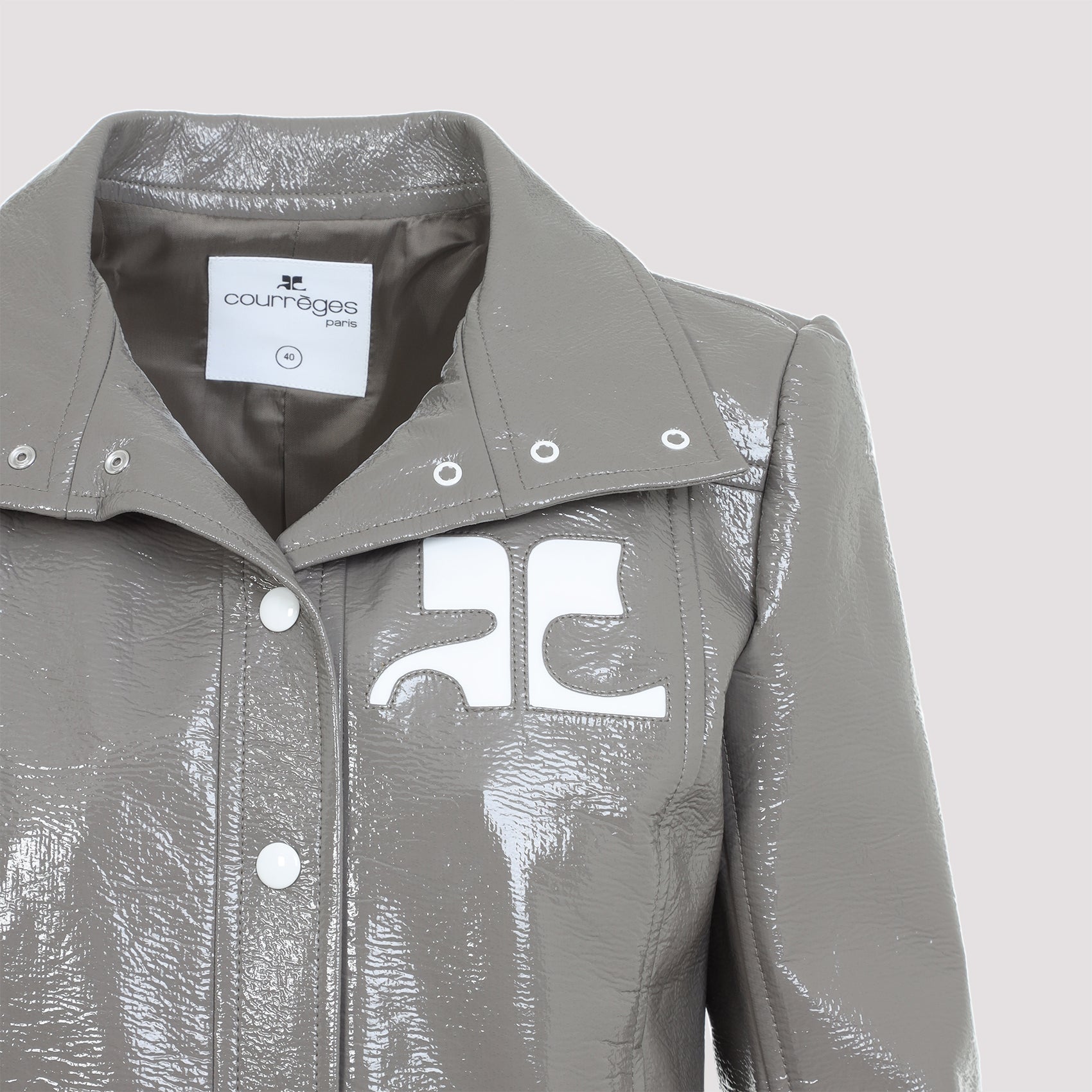 COURREGES Vinyl Reedition Jacket for Men - SS26