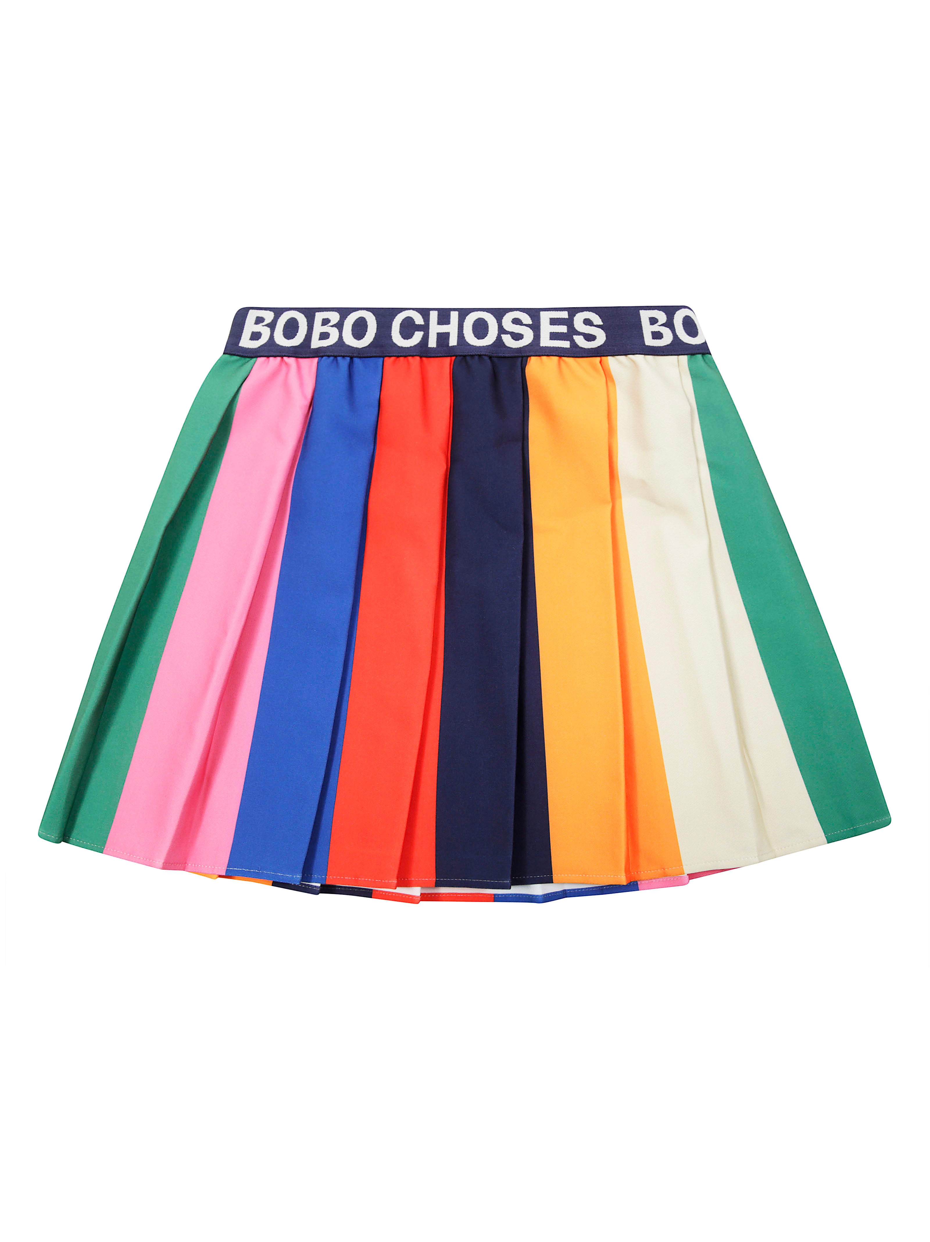 BOBO CHOSES Pleated Block Skirt for Kids