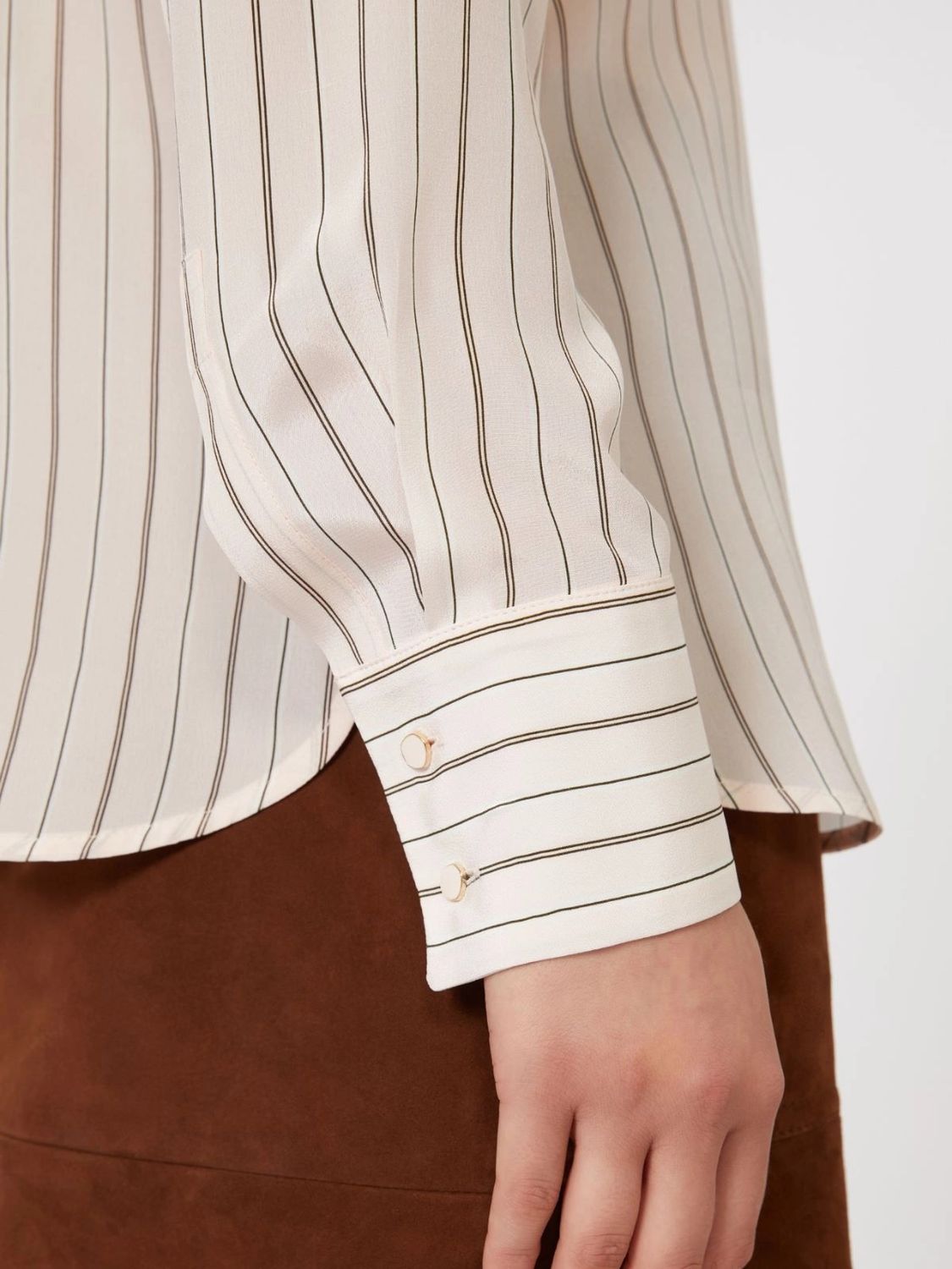 MAX MARA STUDIO Elegant Mini Silk Flirt Shirt