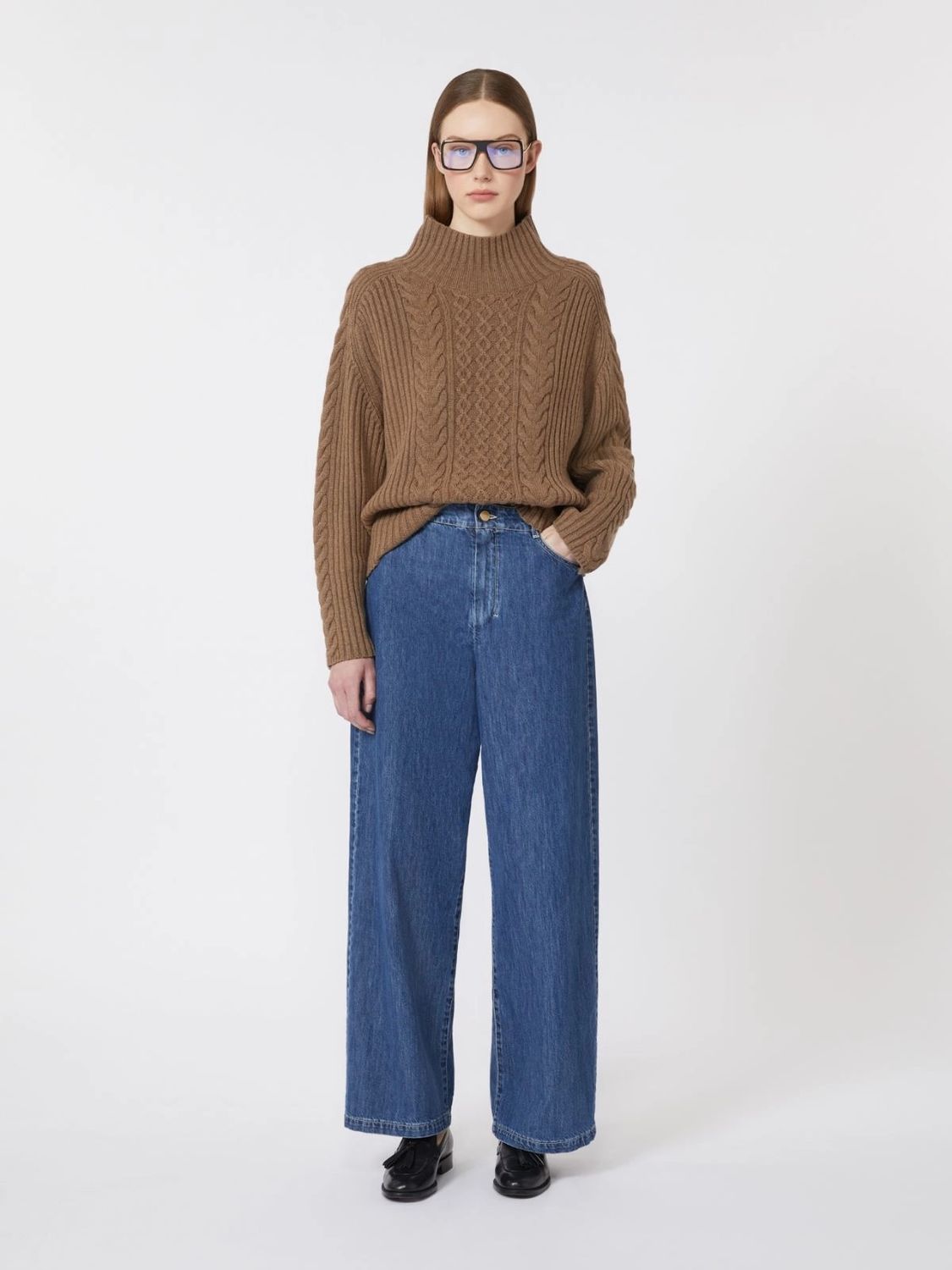 S MAX MARA Denim Trouser for Women - Summer Style