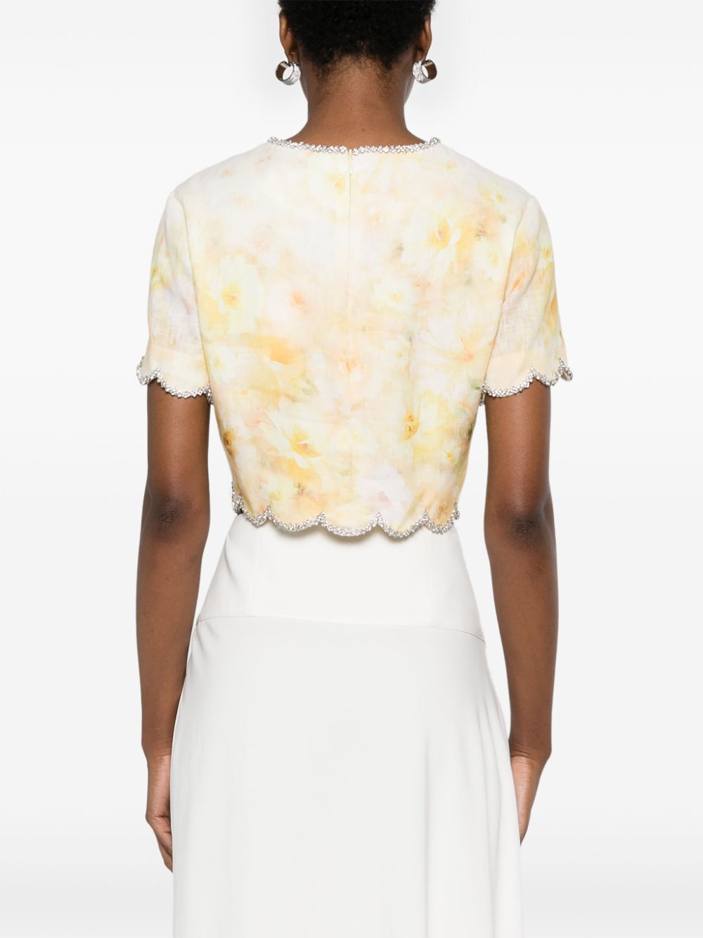 ZIMMERMANN Crushed Scalloped Top for Women