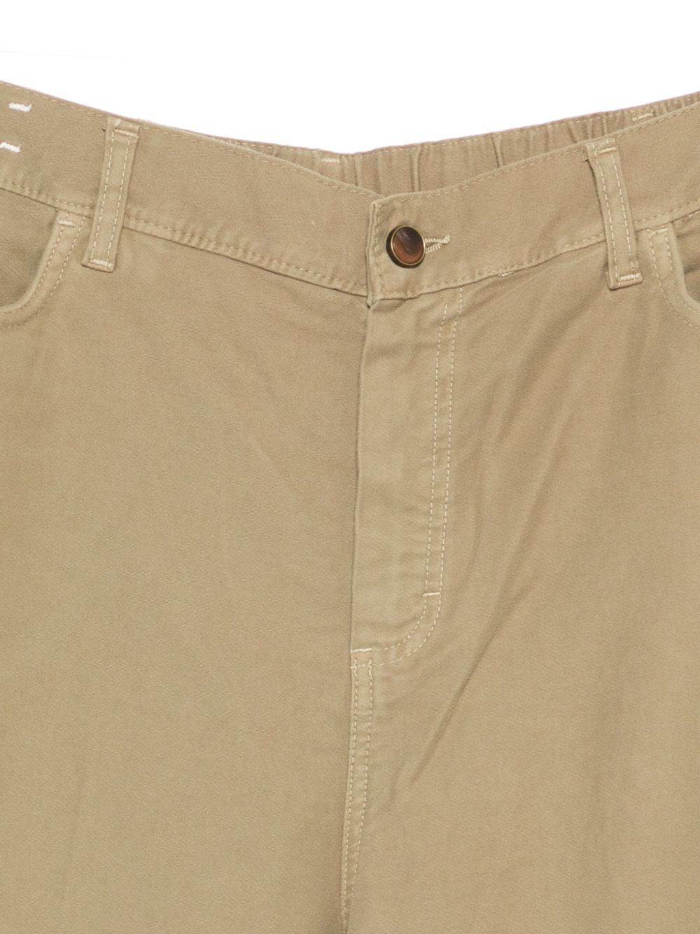 ALYSI Flared Leg Trousers with Elasticated Waistband