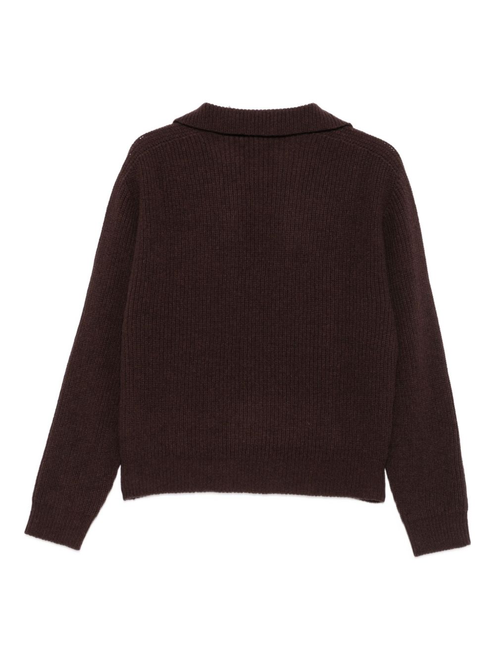 ALYSI Wool Polo Sweater for Women