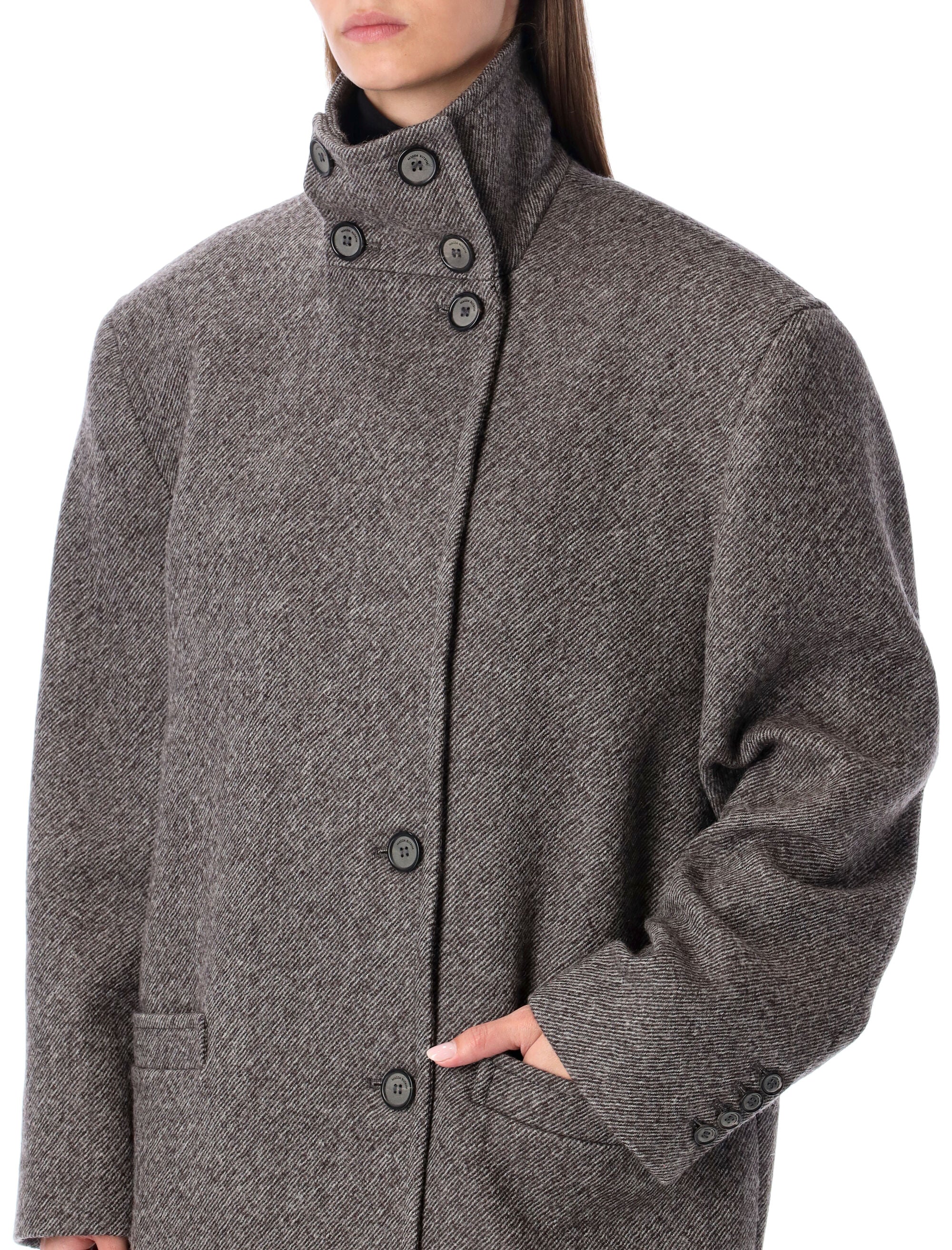 MAGDA BUTRYM Oversized Wool Jacket - Size 34