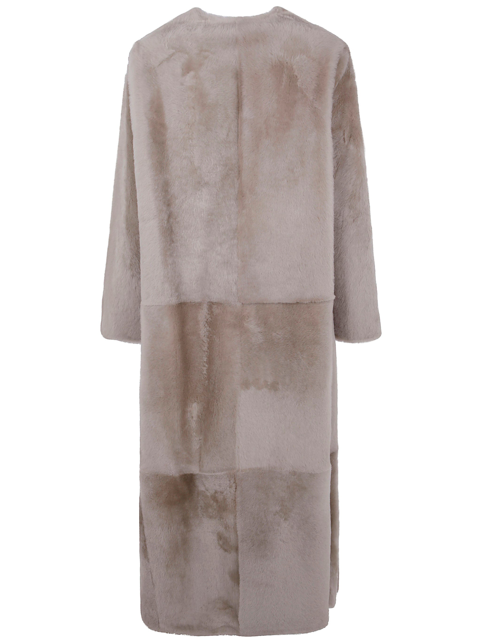 YVES SALOMON Luxe Lamb Fur 130cm Jacket for Women