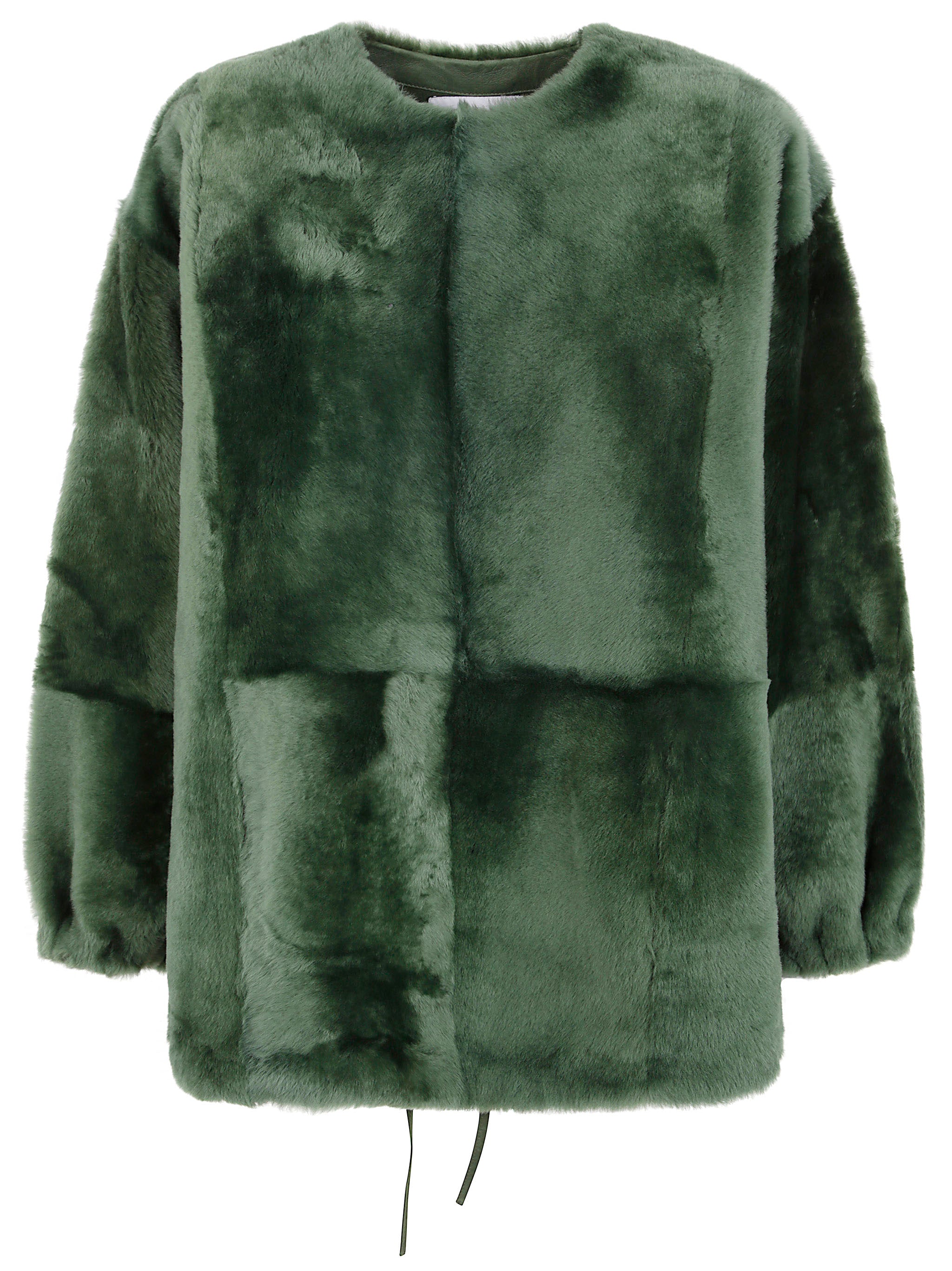 YVES SALOMON 70CM Lamb Fur Jacket for Women