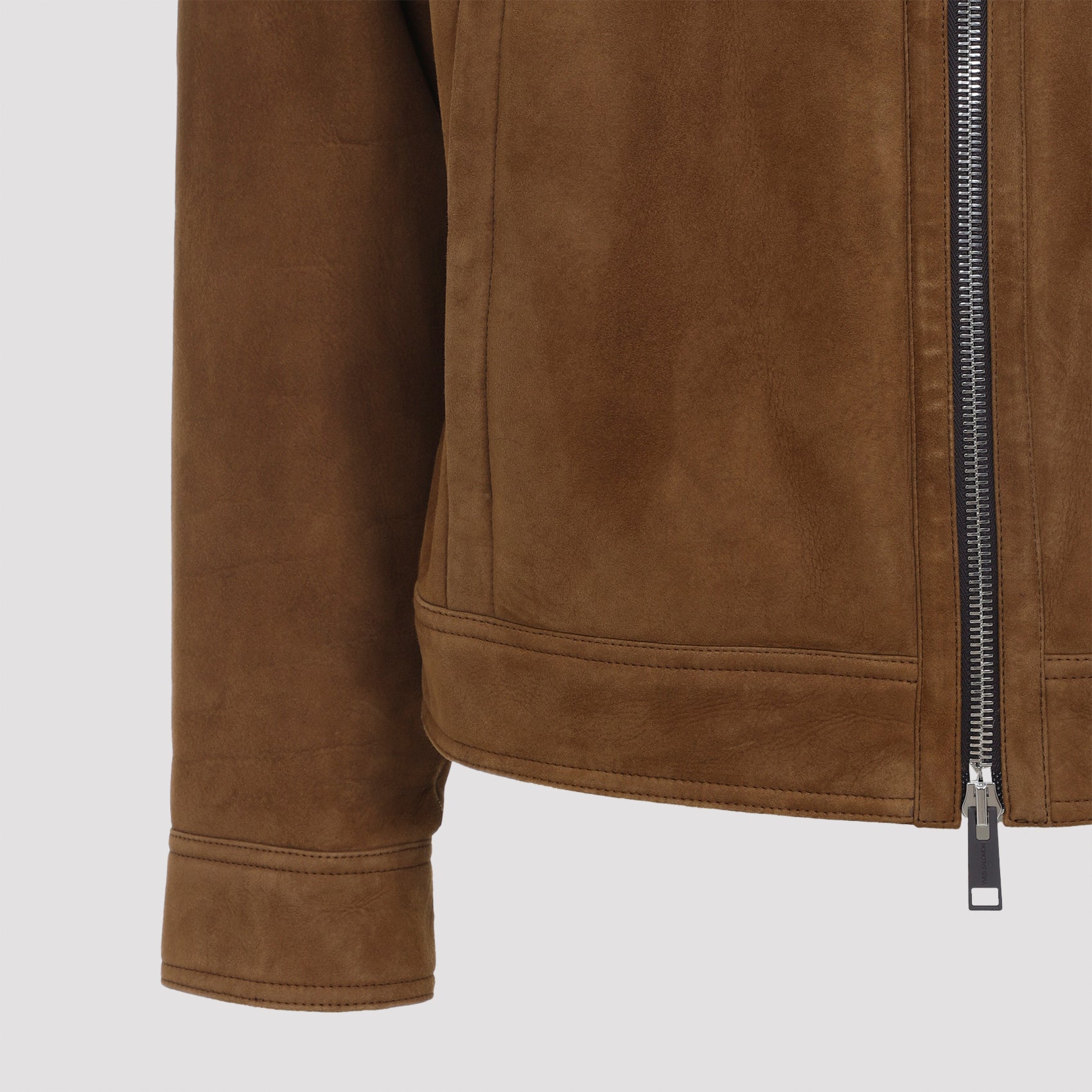 YVES SALOMON Men's Classic Lamb Leather Jacket