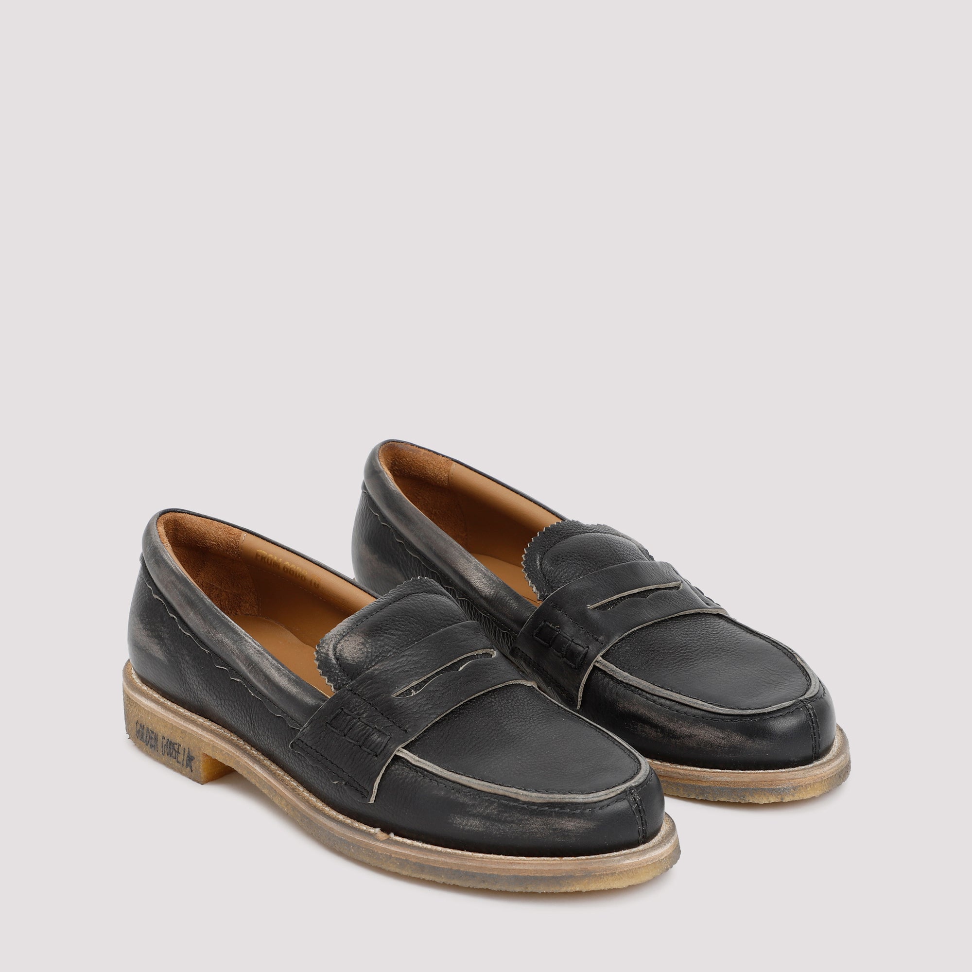 GOLDEN GOOSE Leather Loafers for Men - FW25 Collection