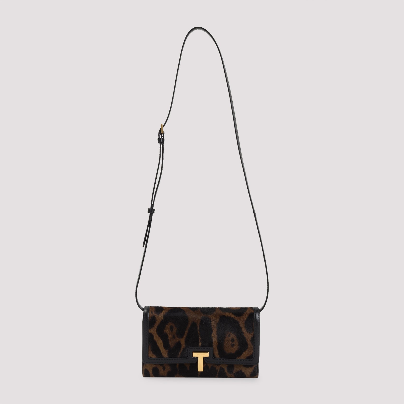 TOM FORD Leopard Mini Wallet On Strap