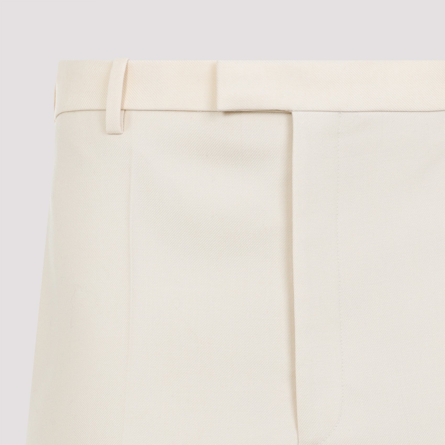 CARVEN Straight Leg Wool Trousers for Men