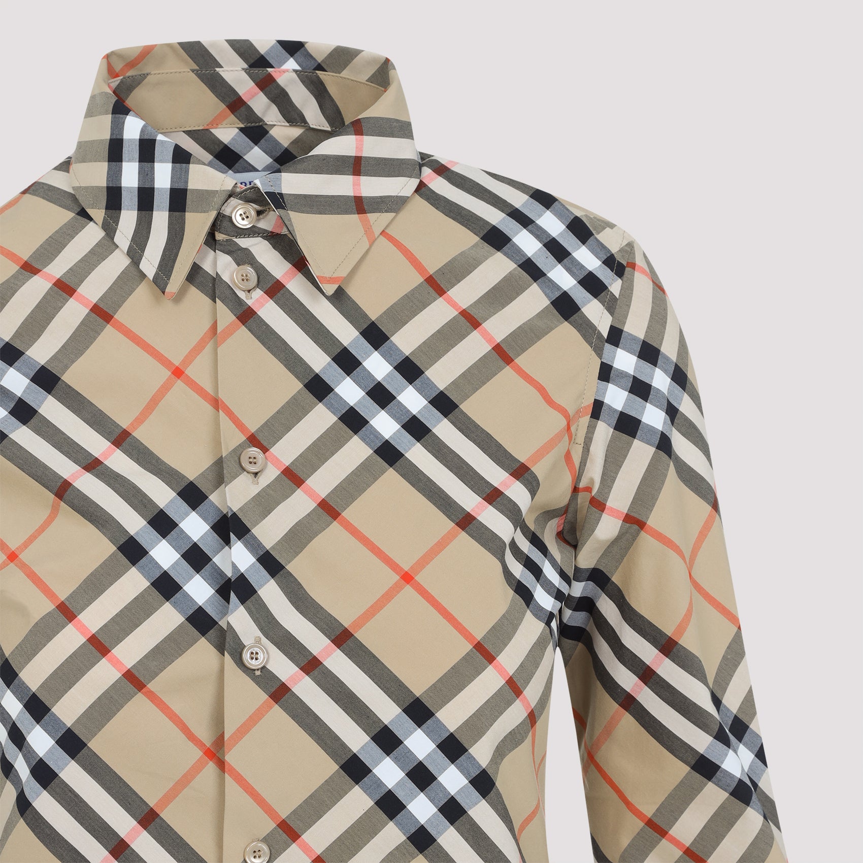 BURBERRY Classic Check Short Sleeve Shirt for Men