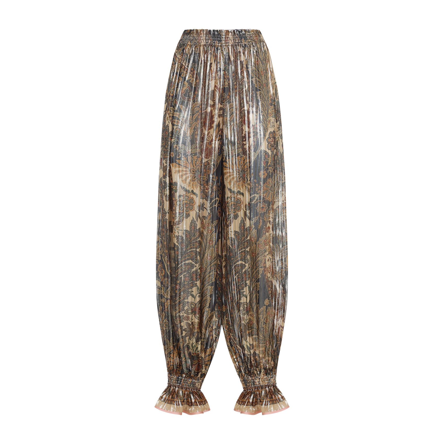 VALENTINO Silk Loose Fit Pants