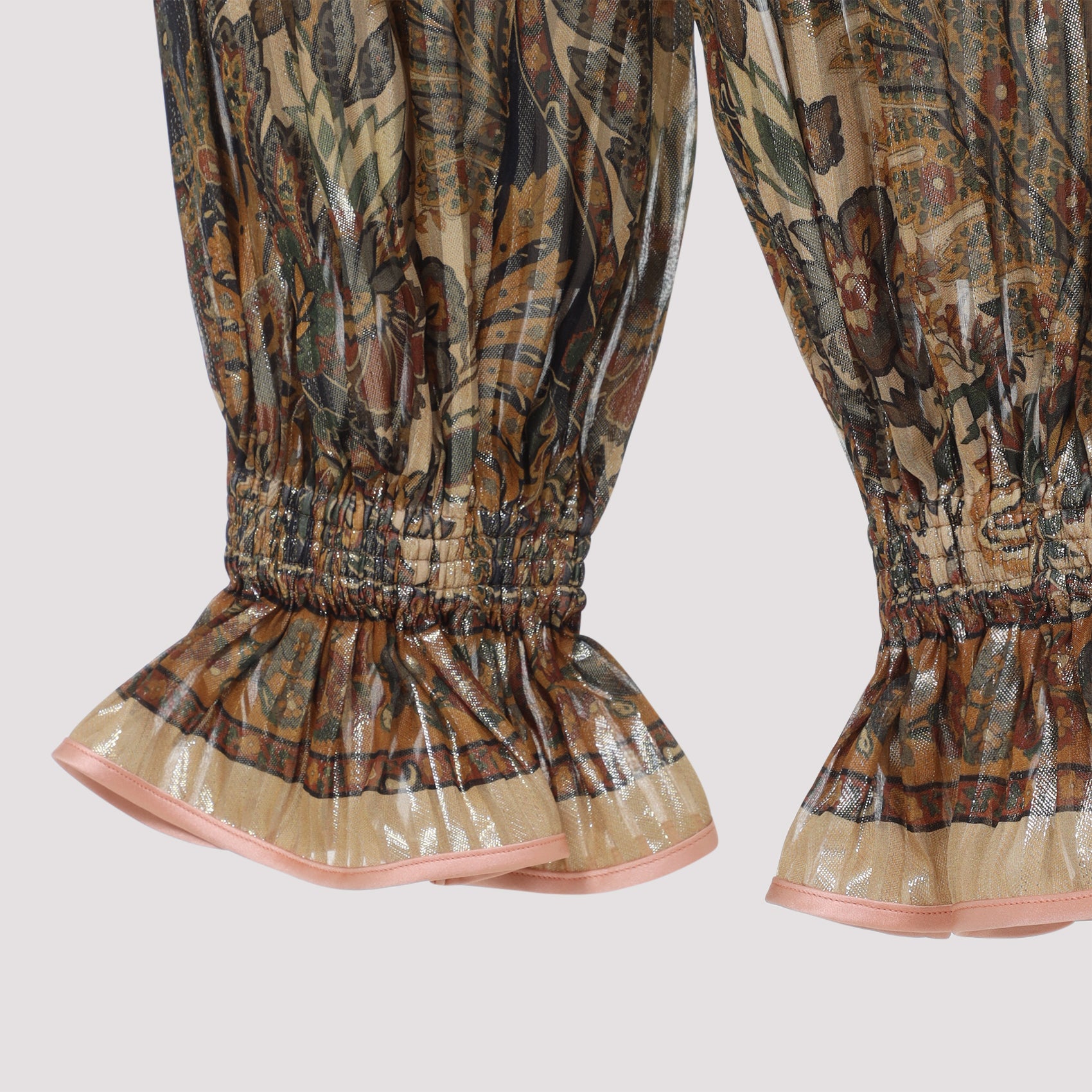 VALENTINO Silk Loose Fit Pants