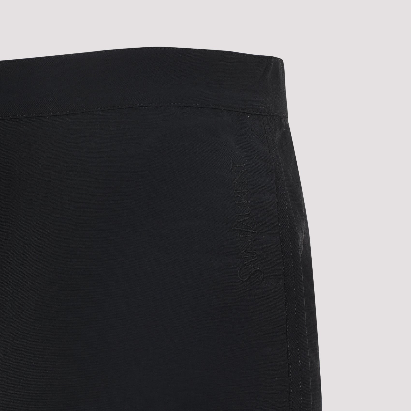 SAINT LAURENT Men's Polyamide Mini Swim Shorts