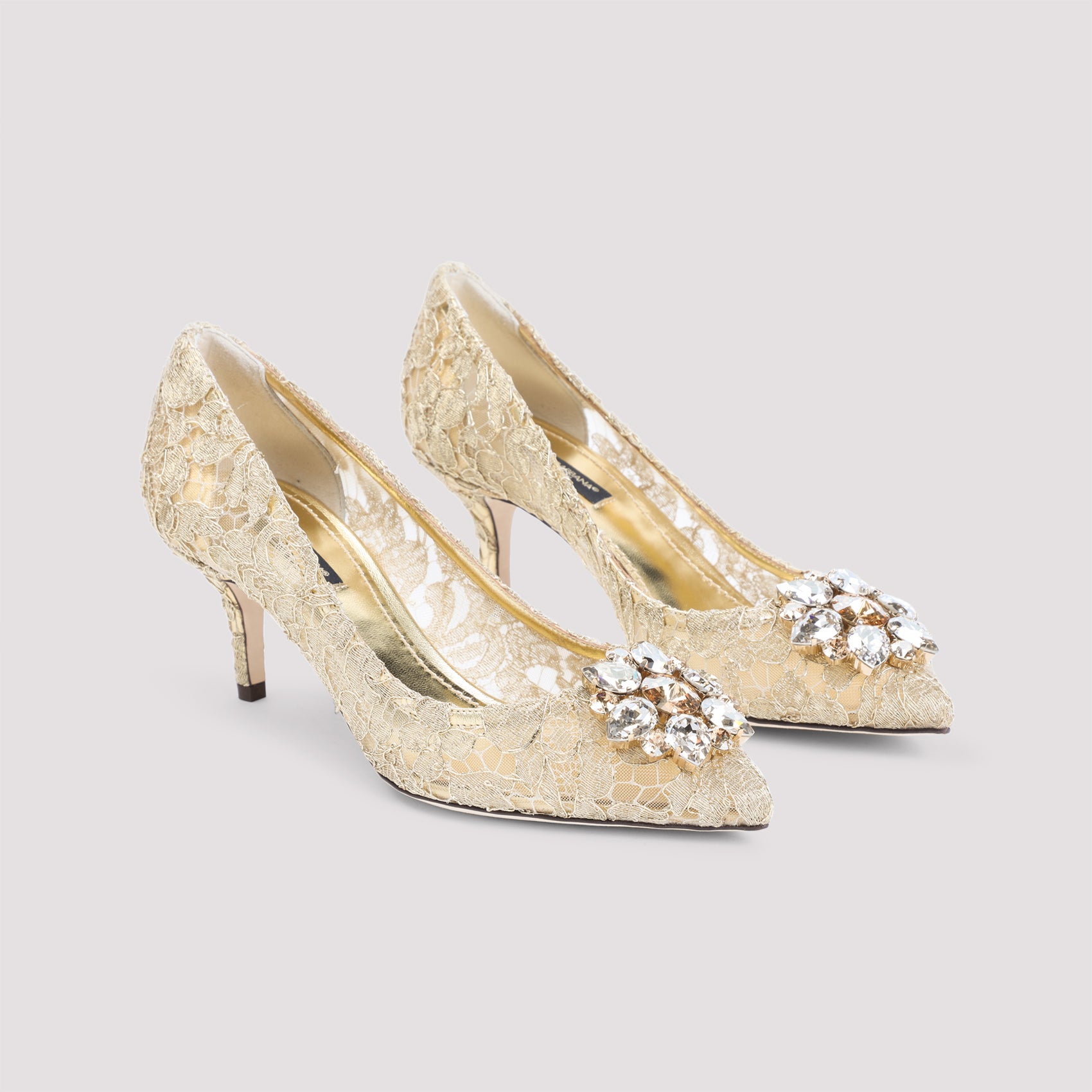 DOLCE & GABBANA Luxe Lace Pumps with 6.5cm Heel