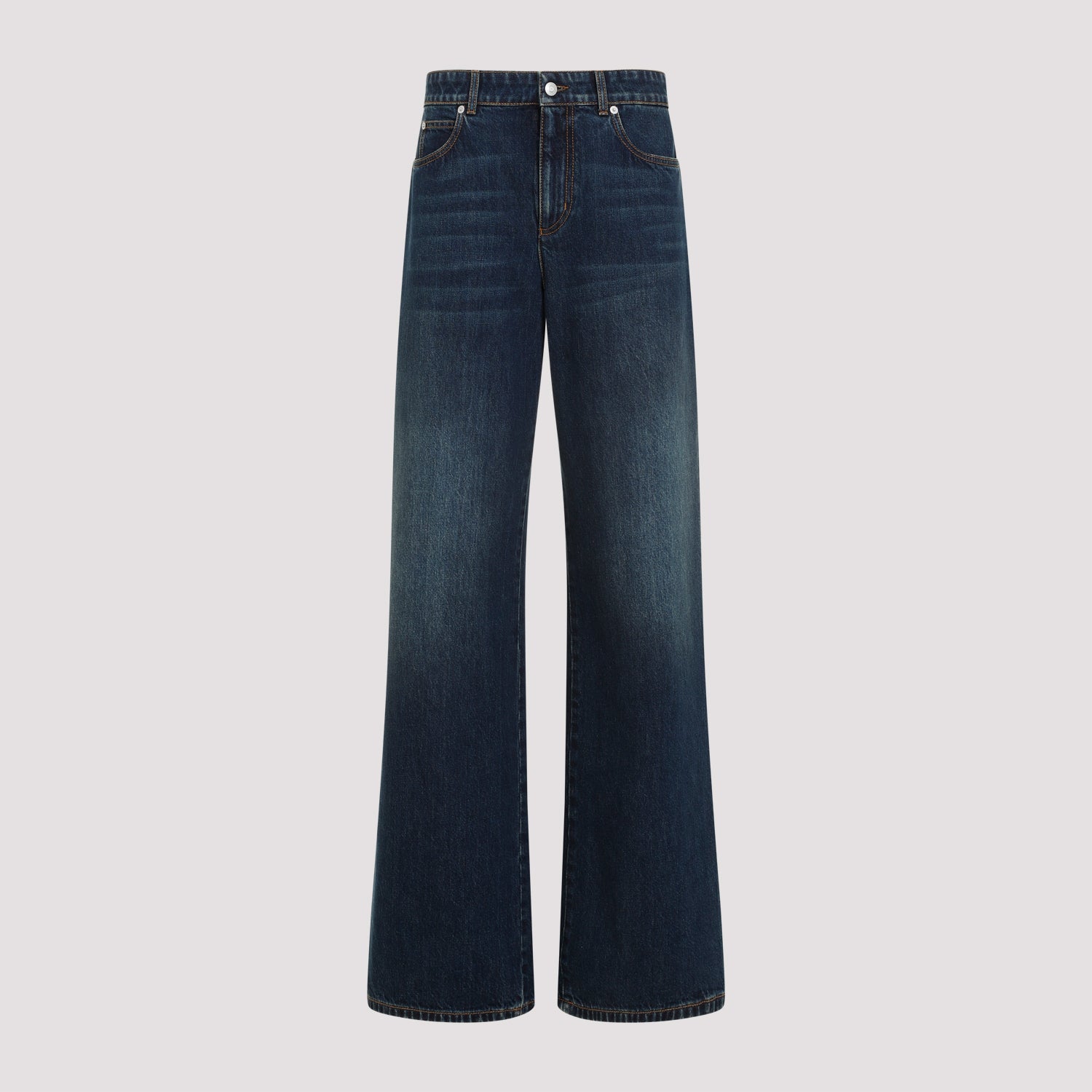 ALEXANDER MCQUEEN Cotton Jeans for Men - FW24 Collection
