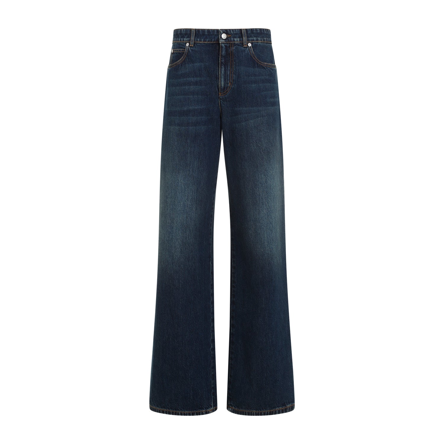 ALEXANDER MCQUEEN Cotton Jeans for Men - FW24 Collection
