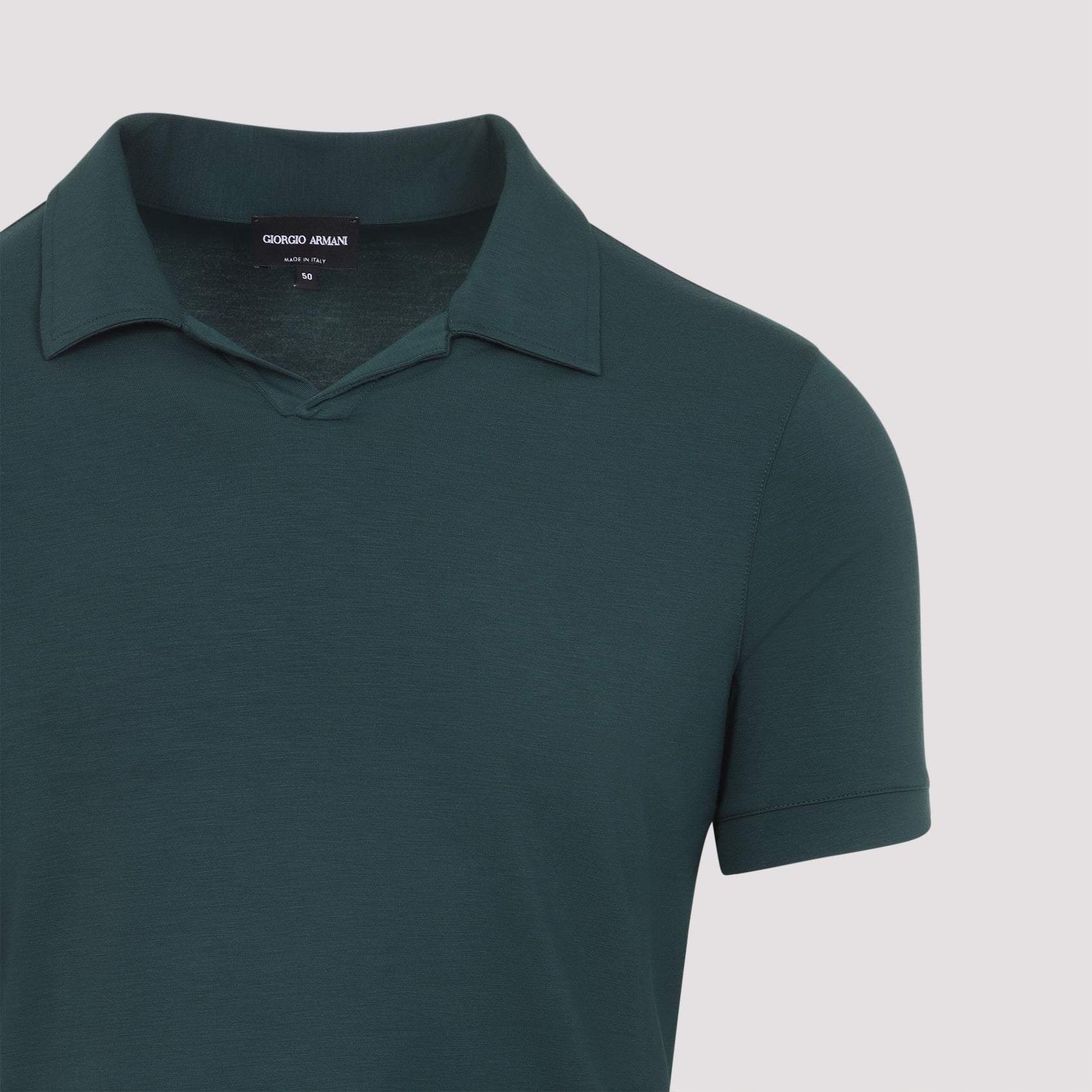 GIORGIO ARMANI Men's Viscose Polo Shirt