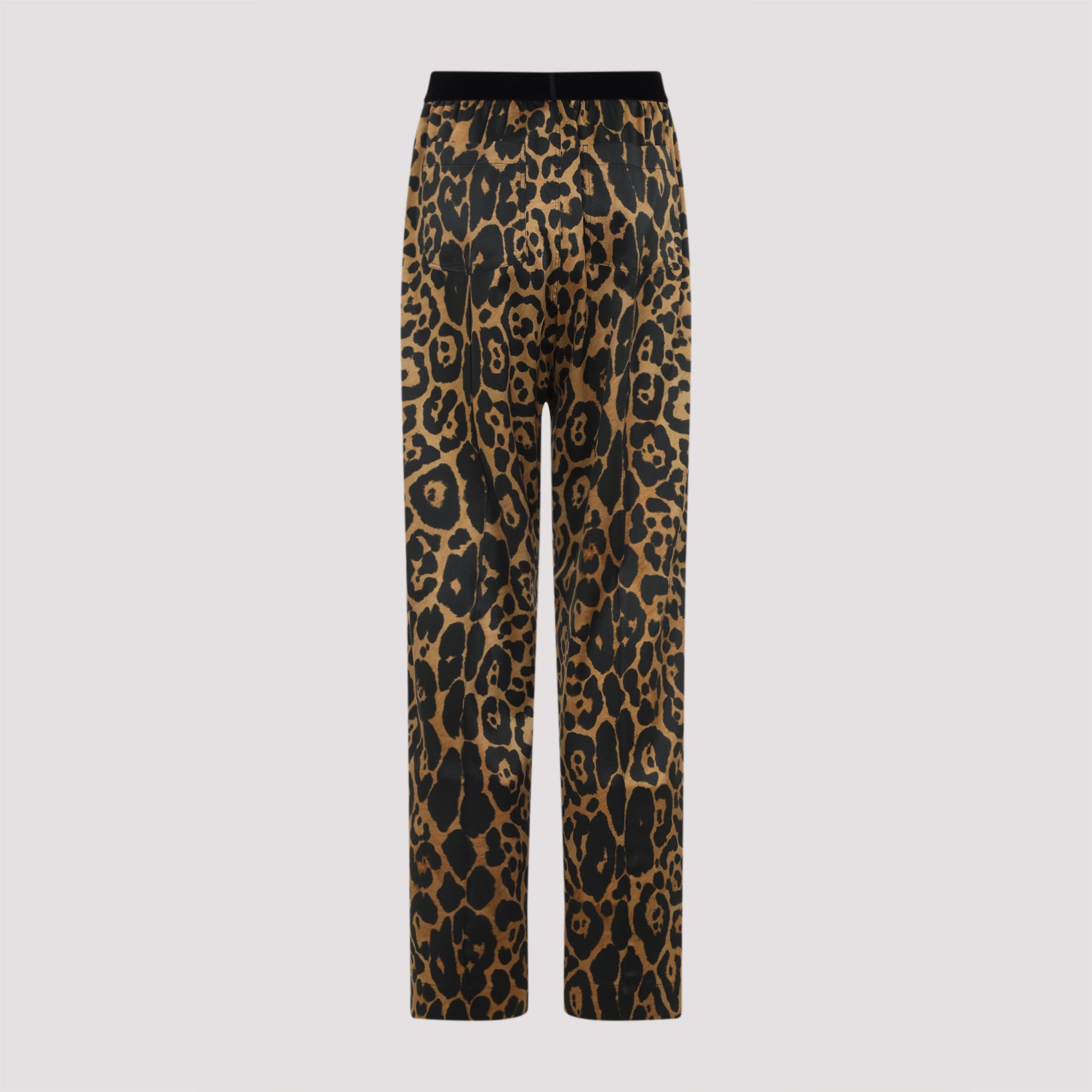 TOM FORD Leopard Print Silk Pants for Men