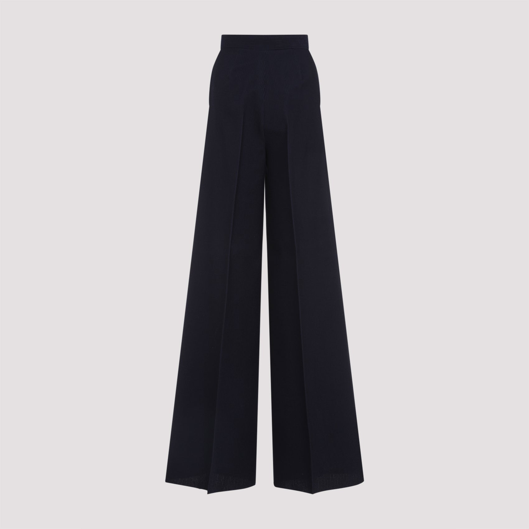MAX MARA Wide Leg Wool Pants for Men - SS25 Collection