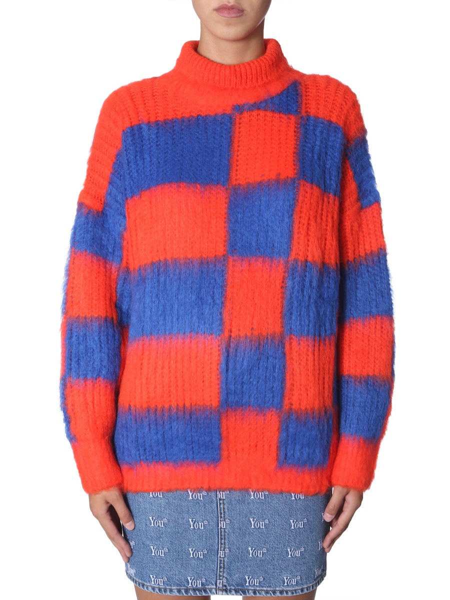 MSGM Oversized Crew Neck Sweater