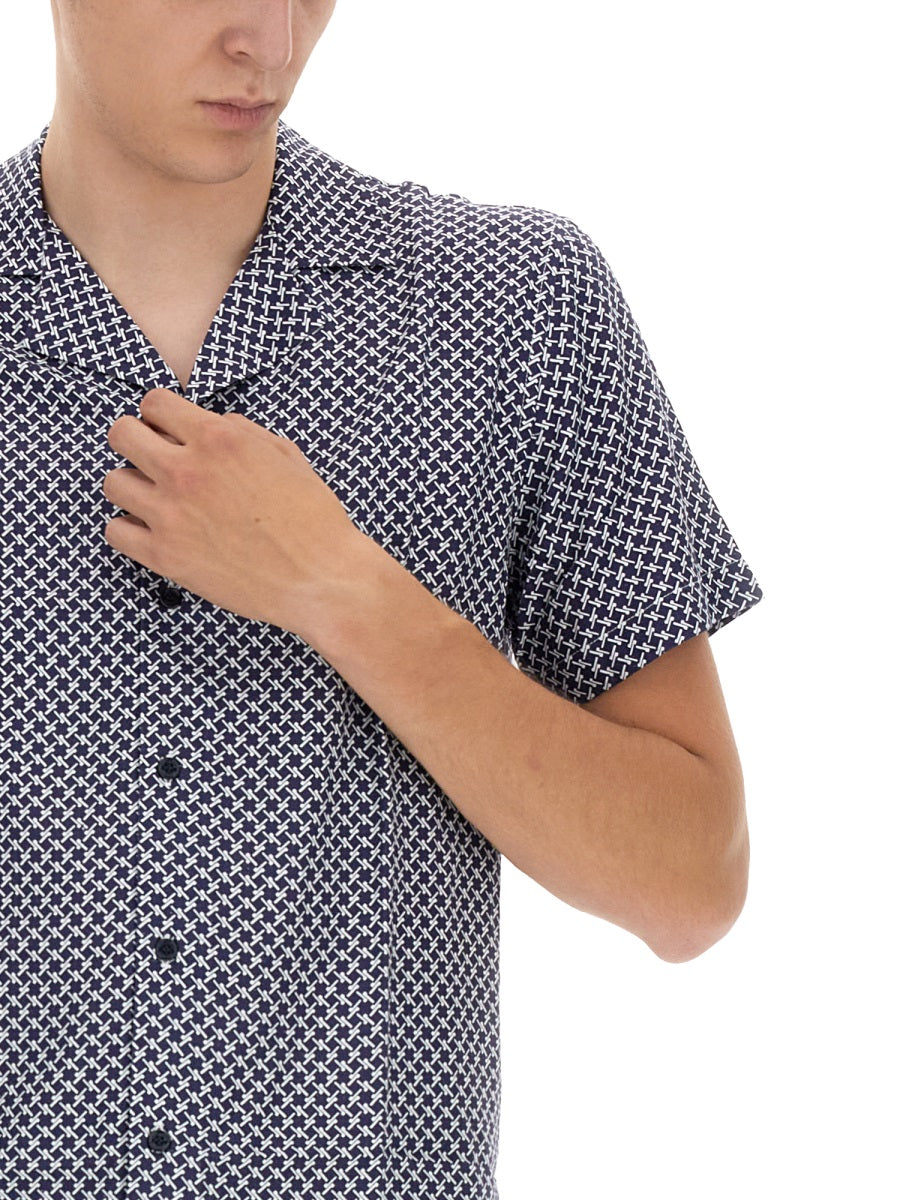 ORLEBAR BROWN V-Neck Front Button Closure Men's Shirt - SS22 Collection