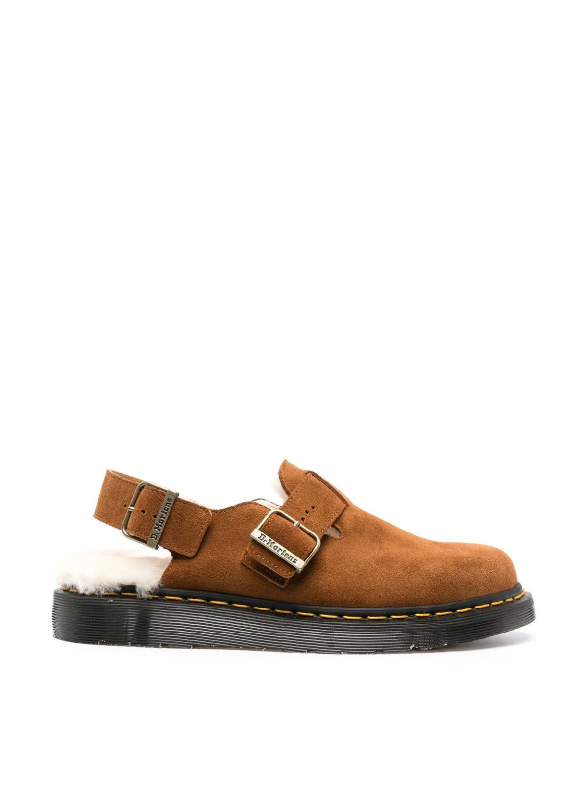 DR. MARTENS Men's Shearling Flat Moccasins