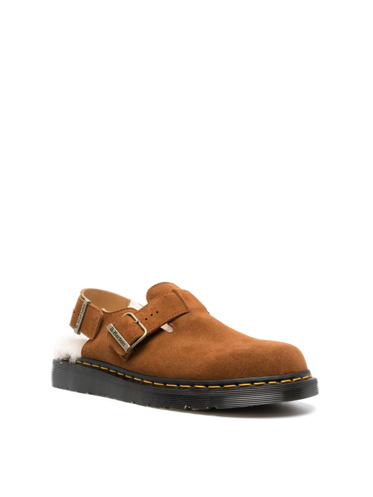 DR. MARTENS Men's Shearling Flat Moccasins