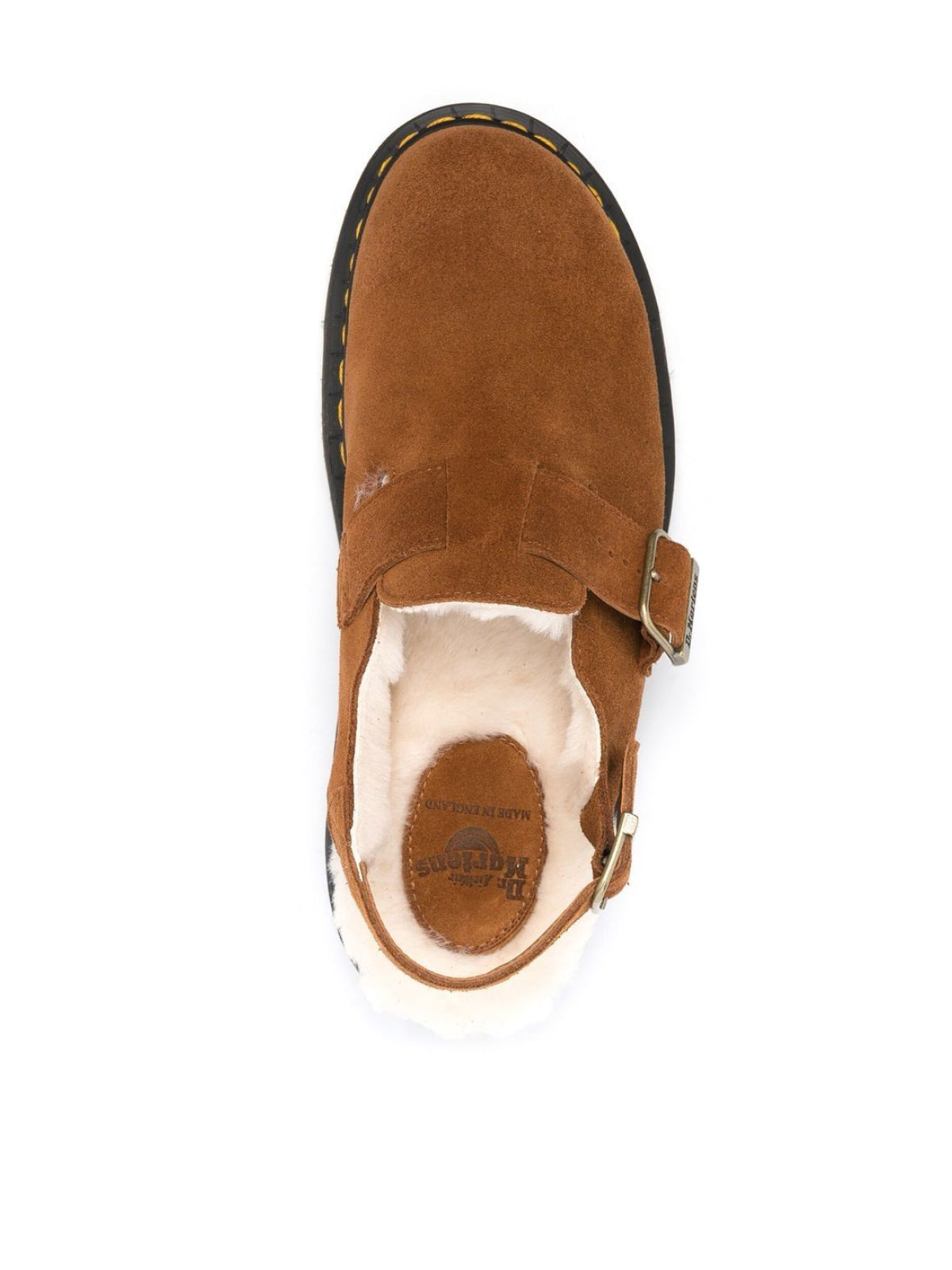 DR. MARTENS Men's Shearling Flat Moccasins
