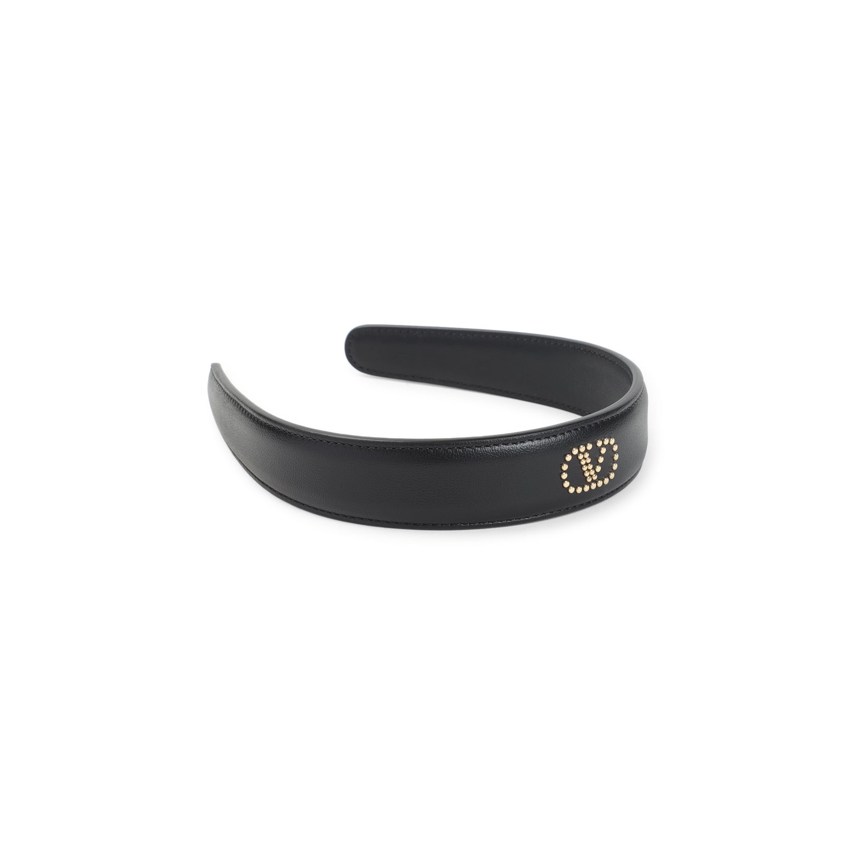 VALENTINO GARAVANI Leather Hair Band for Men - Fall/Winter 2025
